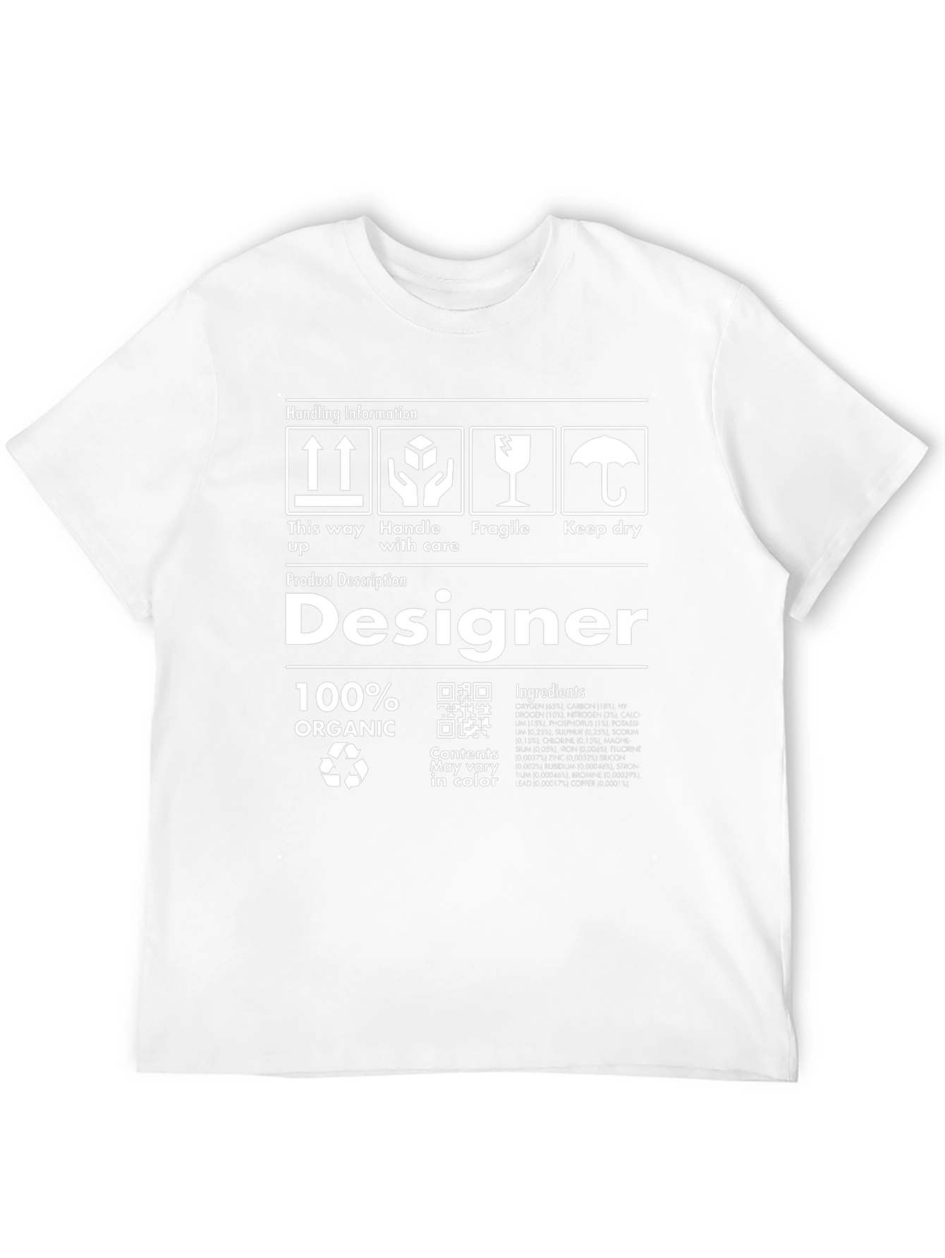 Designer Organic Cotton T-Shirt