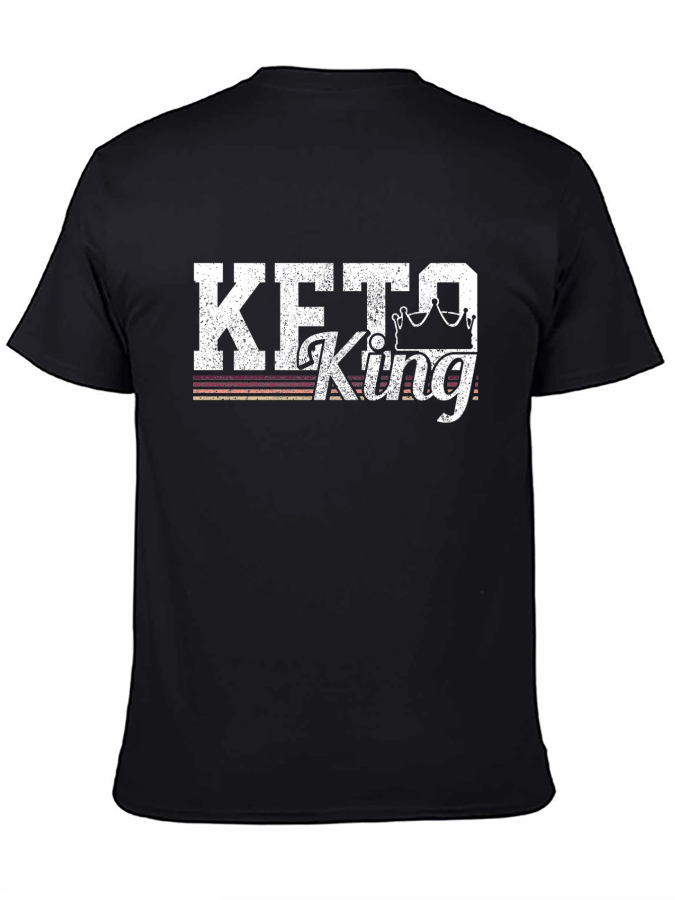 Keto King Graphic T-Shirt - Black