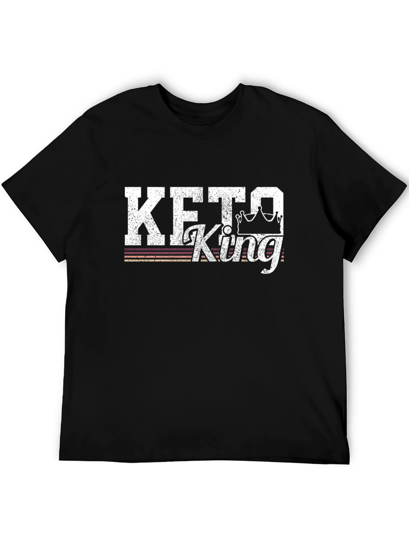 Keto King Graphic T-Shirt - Black