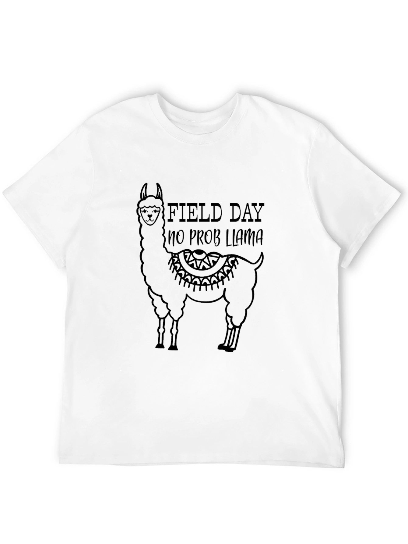 Field Day No Prob Llama Black T-Shirt