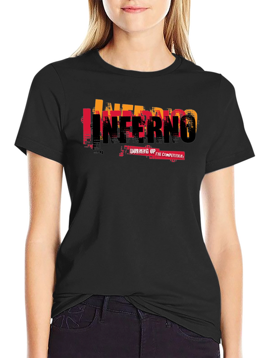 Inferno Burning Up Competition Black T-Shirt