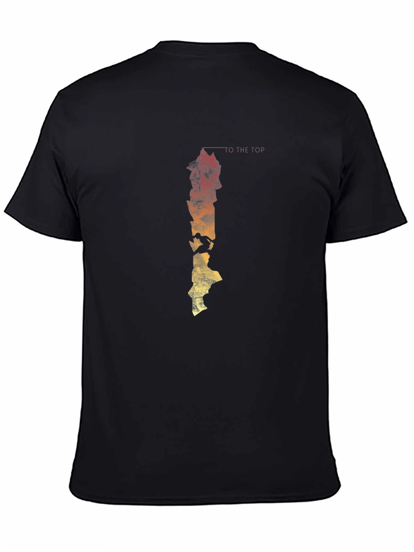 To The Top Graphic Tee - Black