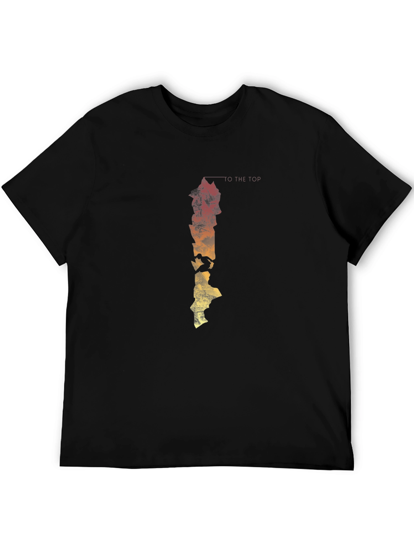 To The Top Graphic Tee - Black