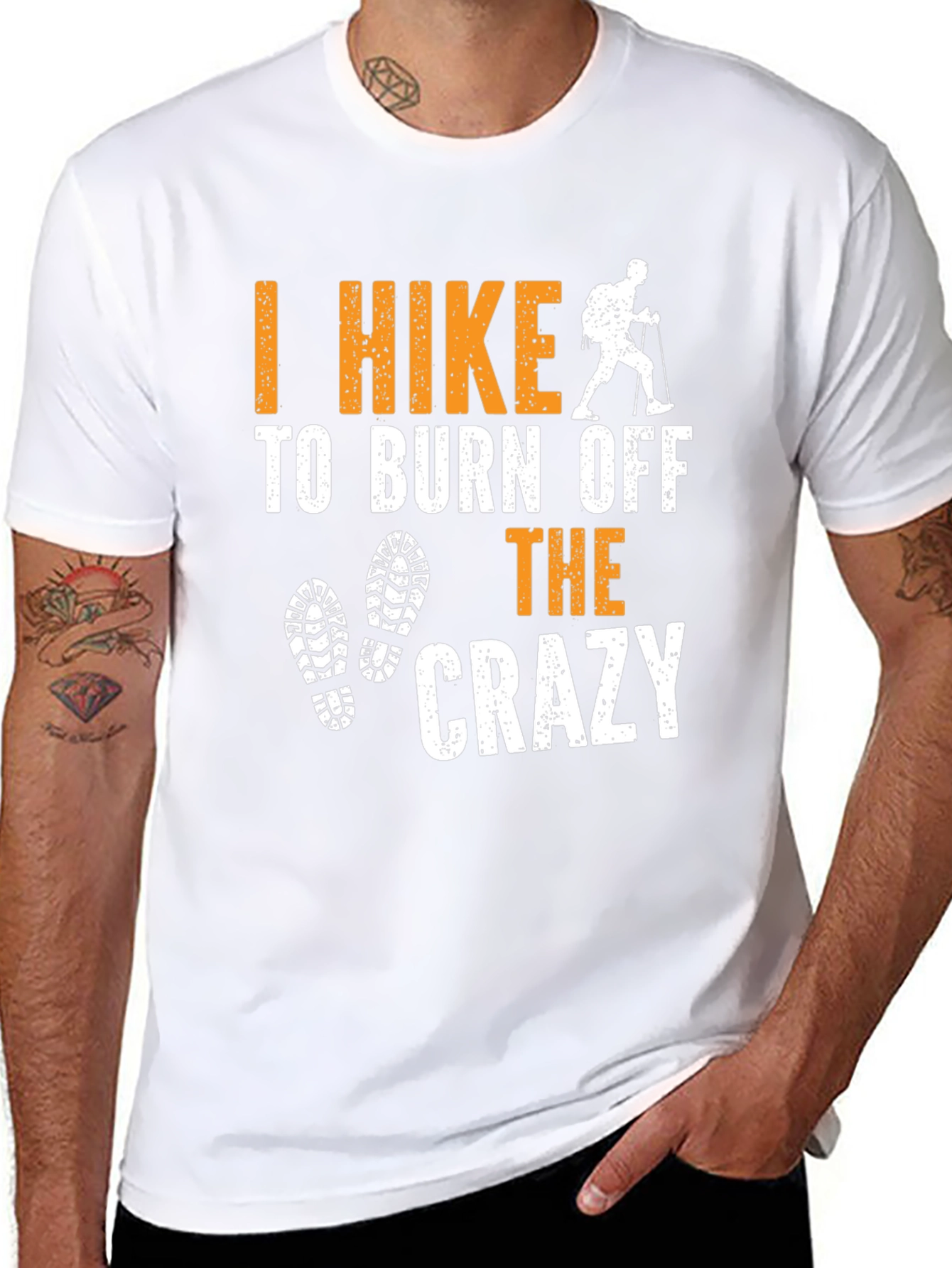 Hiking Graphic Tee - Burn Off The Crazy