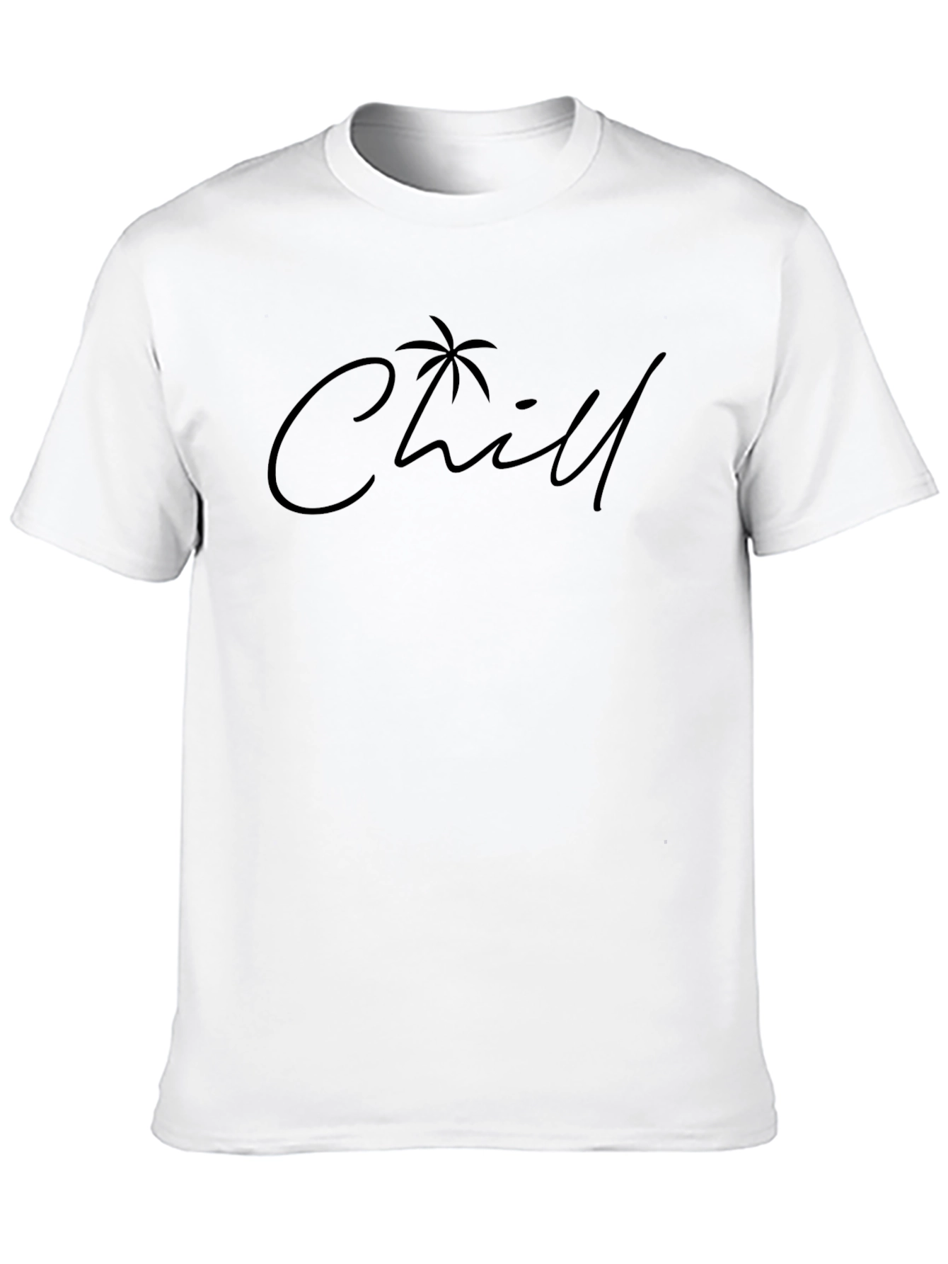 Chill Palm Tree Graphic Tee - Relaxed Vibe