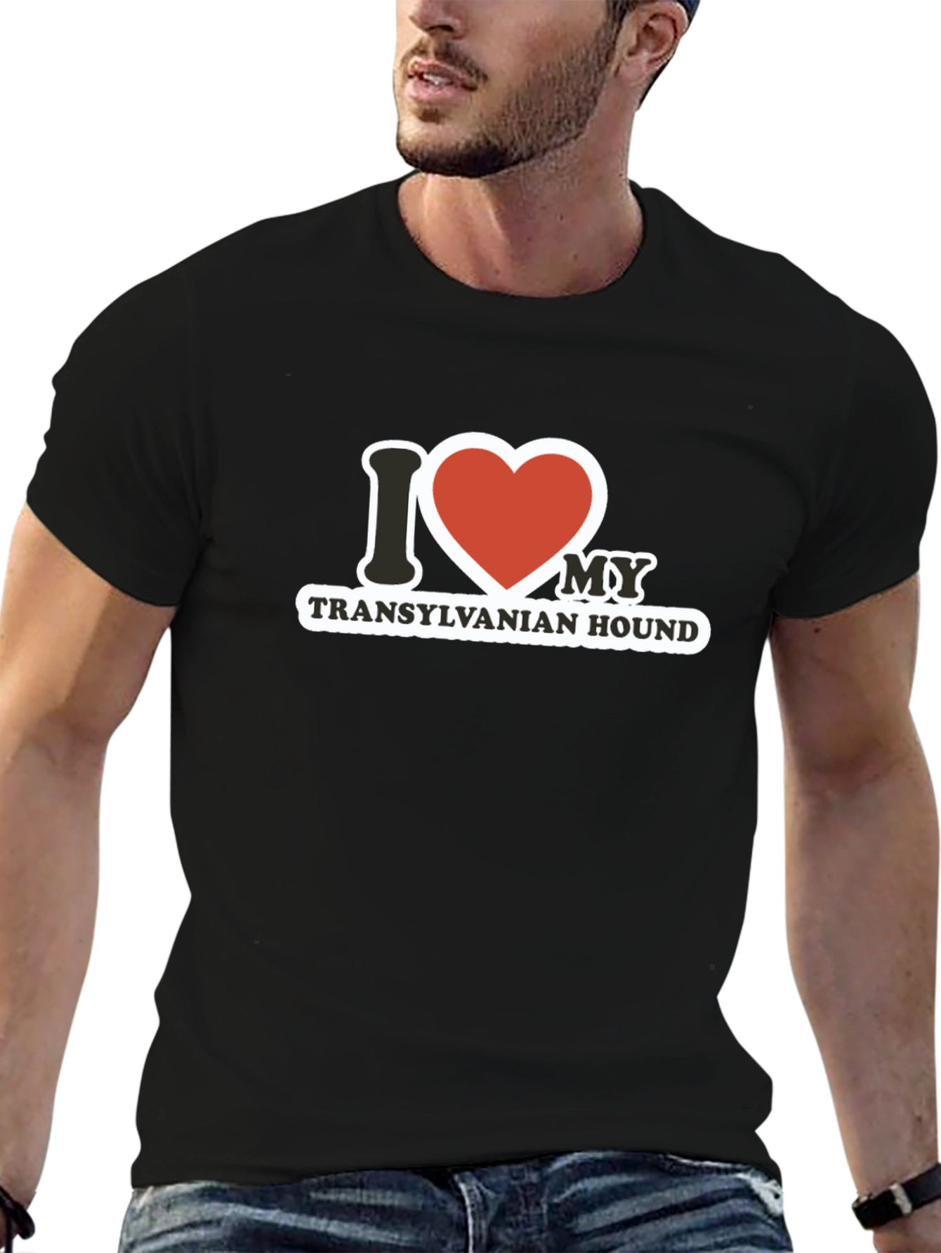 I Love My Transylvanian Hound Graphic Tee