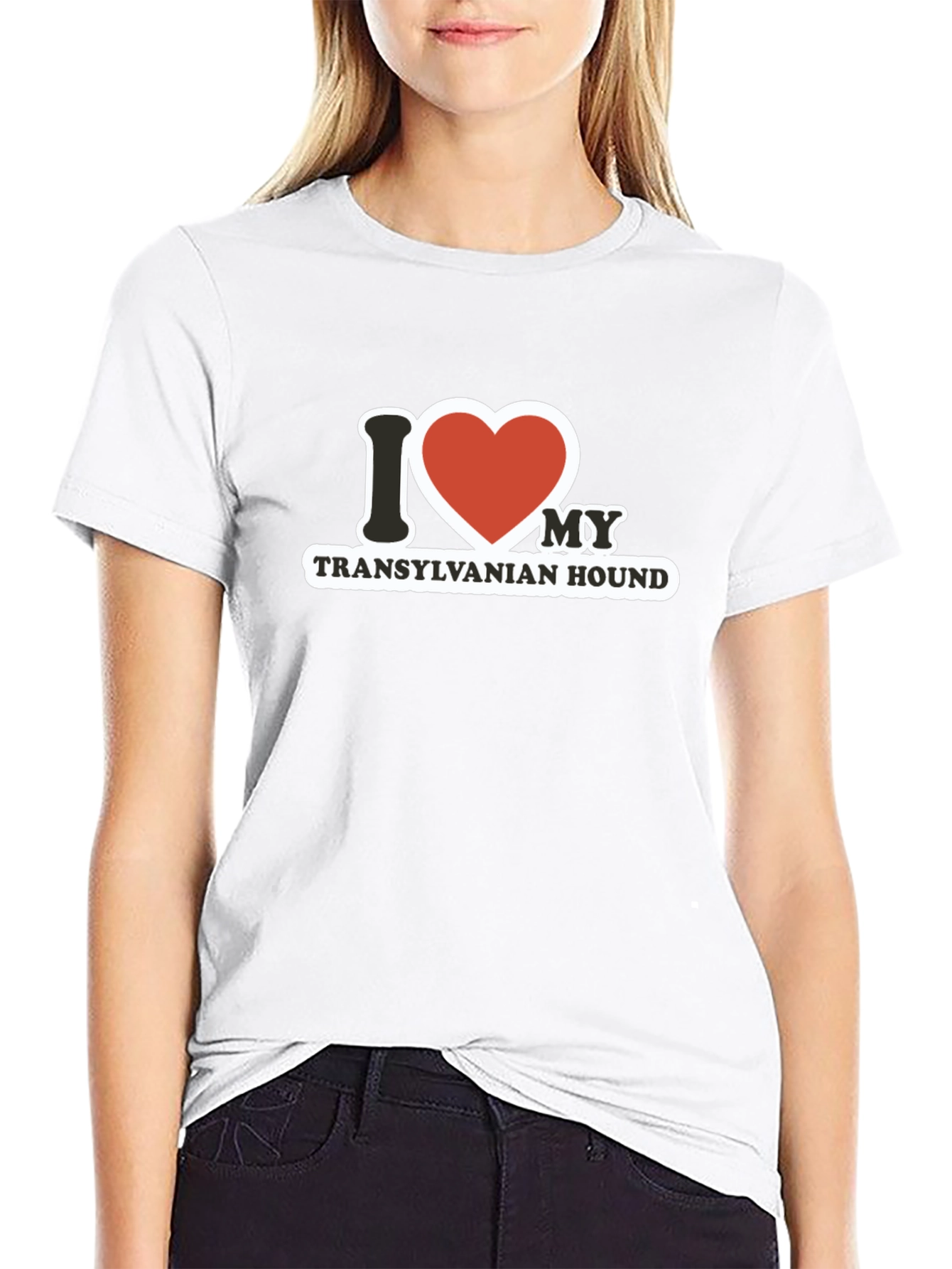 I Love My Transylvanian Hound Graphic Tee