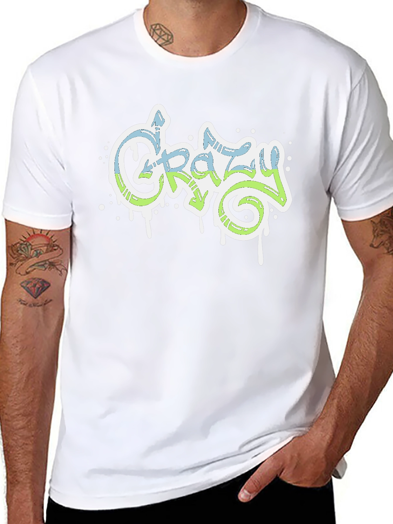 Crazy Graffiti Style T-Shirt