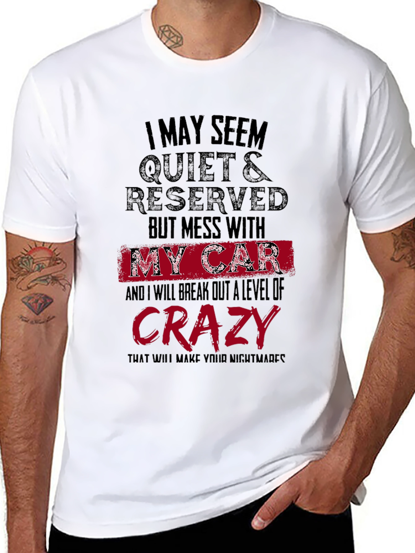 Quiet & Reserved Car Lovers T-Shirt