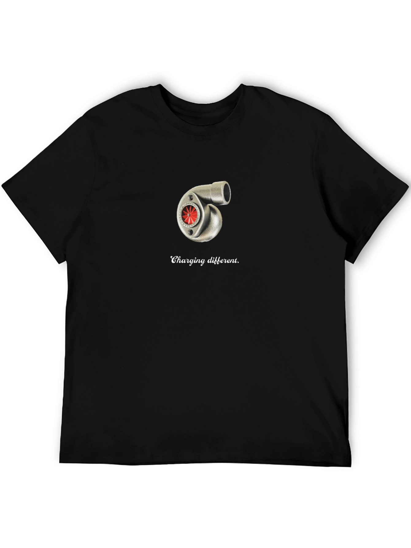 Charging Different T-Shirt - Turbo Design