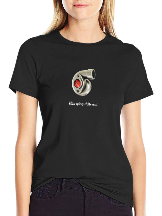 Charging Different T-Shirt - Turbo Design