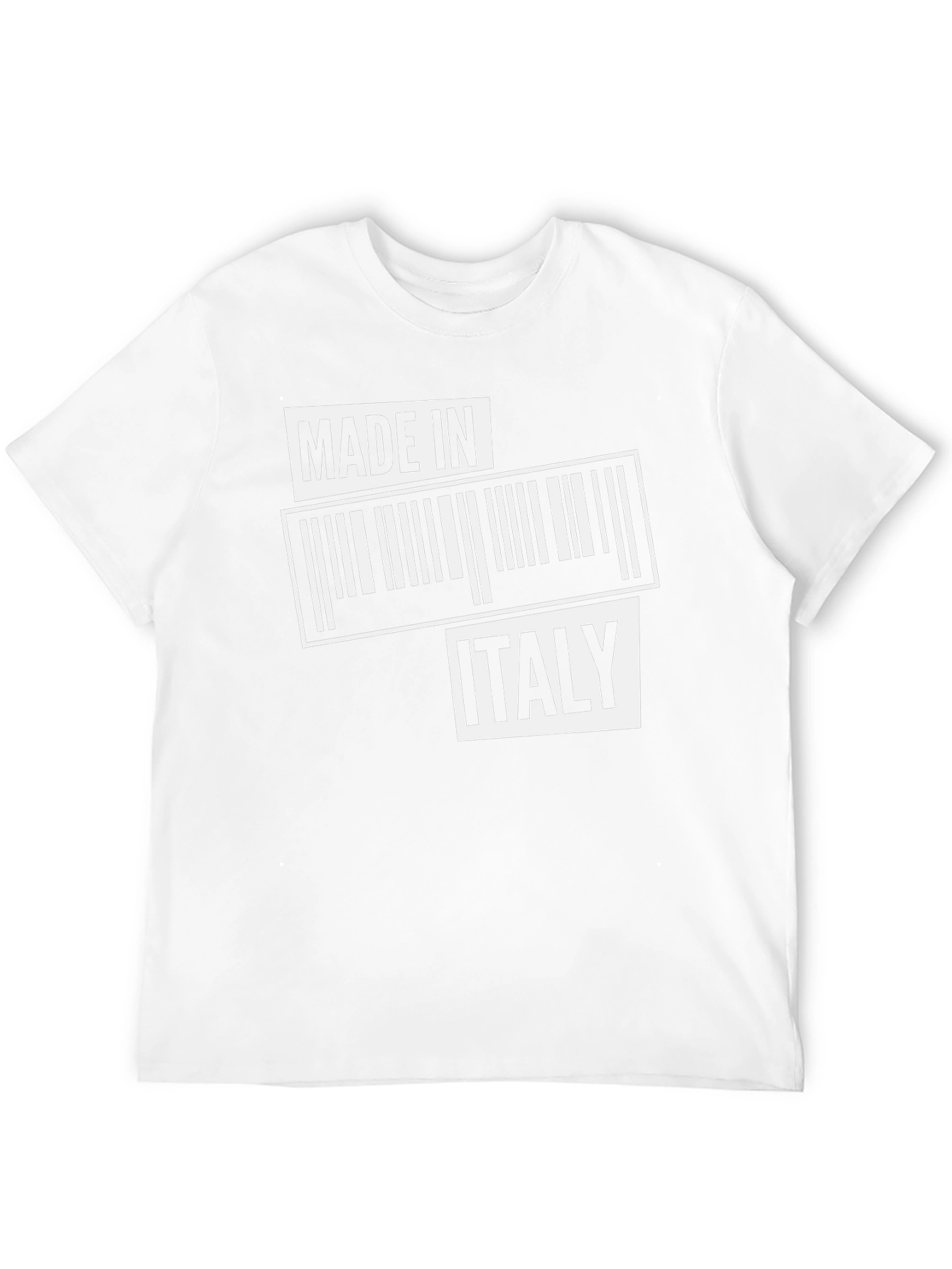 Made In Italy Barcode T-Shirt