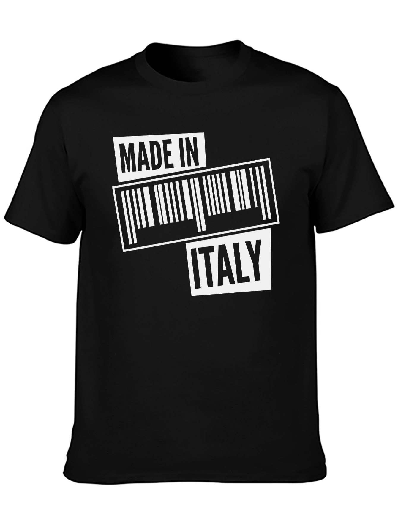 Made In Italy Barcode T-Shirt