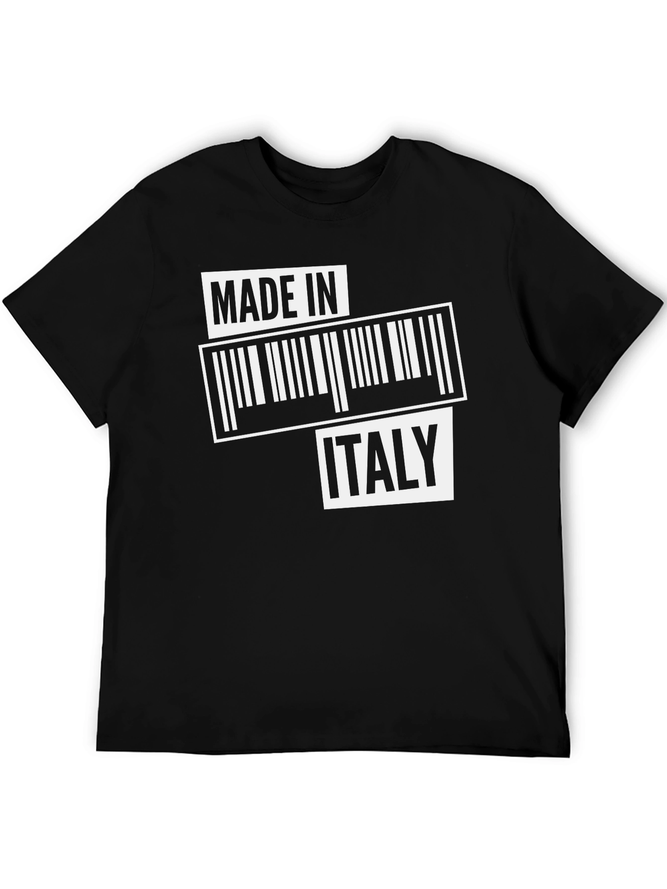 Made In Italy Barcode T-Shirt