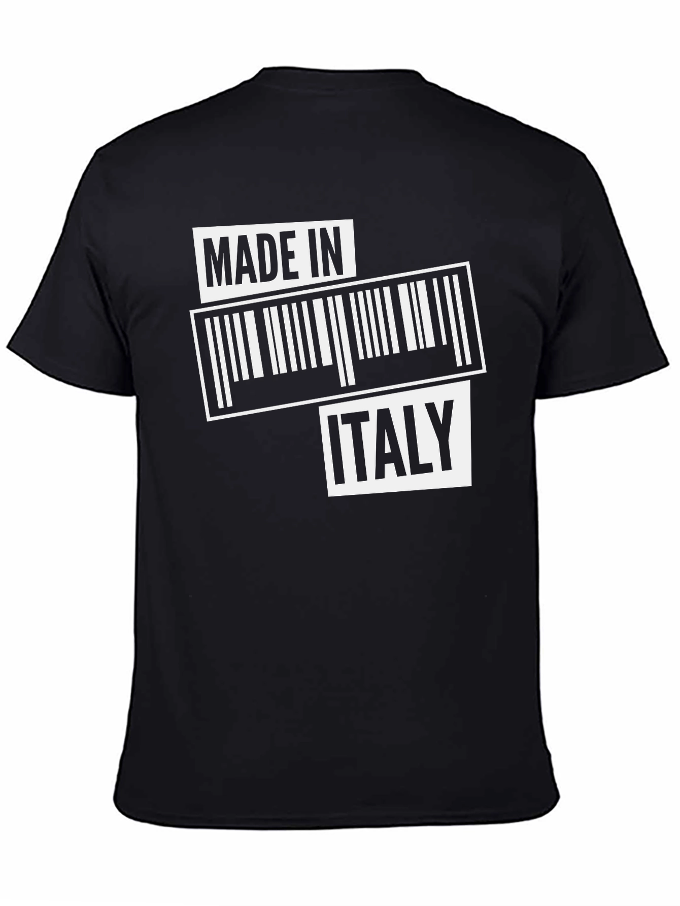 Made In Italy Barcode T-Shirt