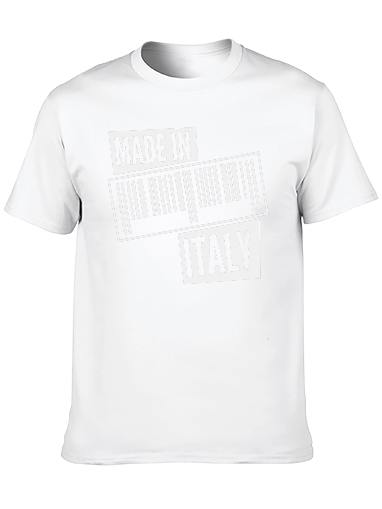 Made In Italy Barcode T-Shirt