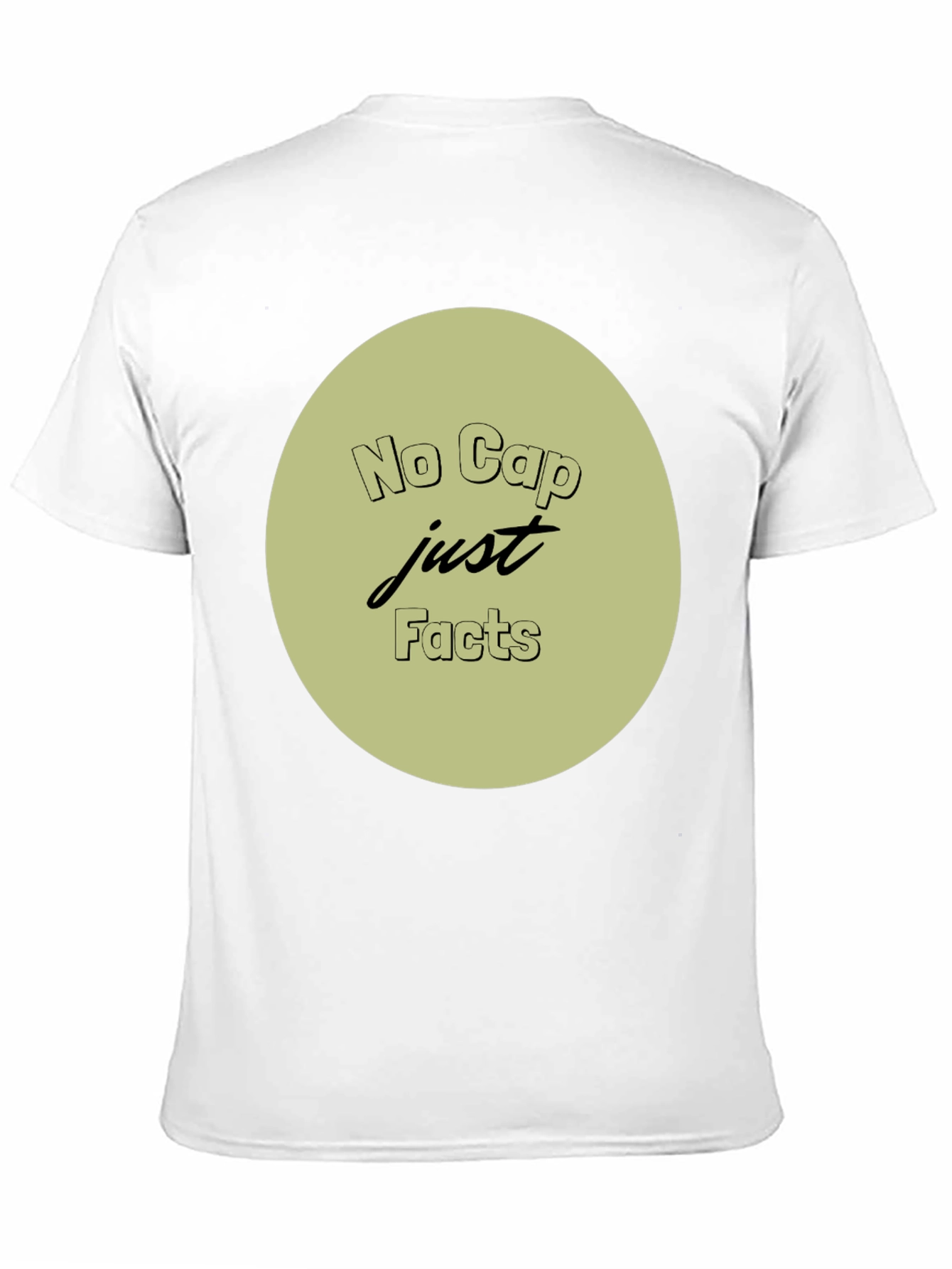 No Cap Just Facts Crew Neck T-Shirt