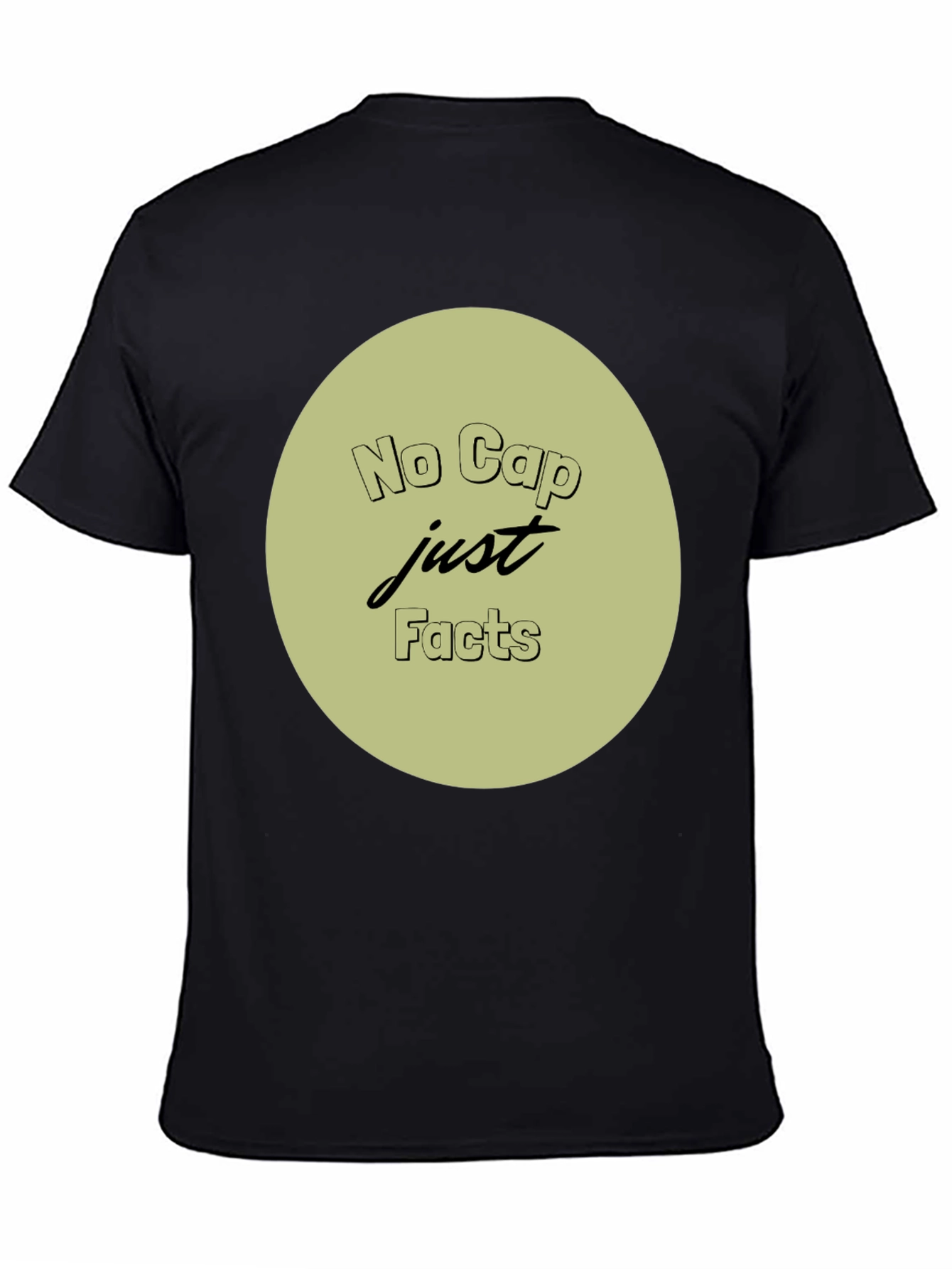 No Cap Just Facts Crew Neck T-Shirt