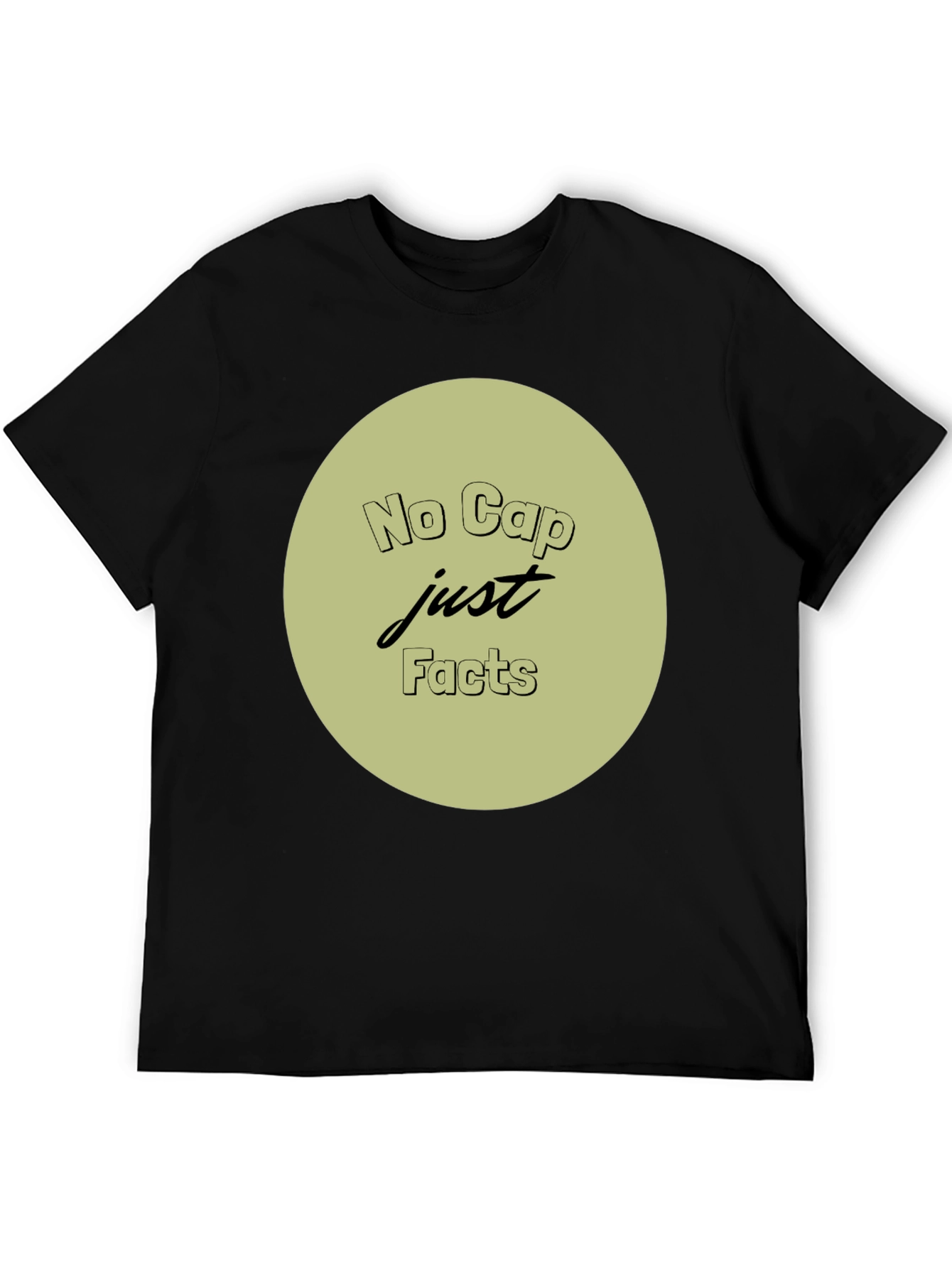 No Cap Just Facts Crew Neck T-Shirt