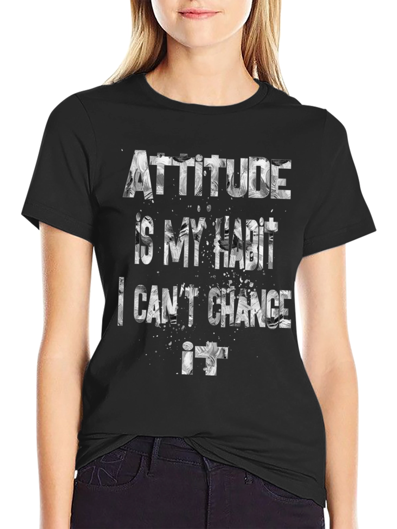 Attitude is My Habit Mens Graphic Tee