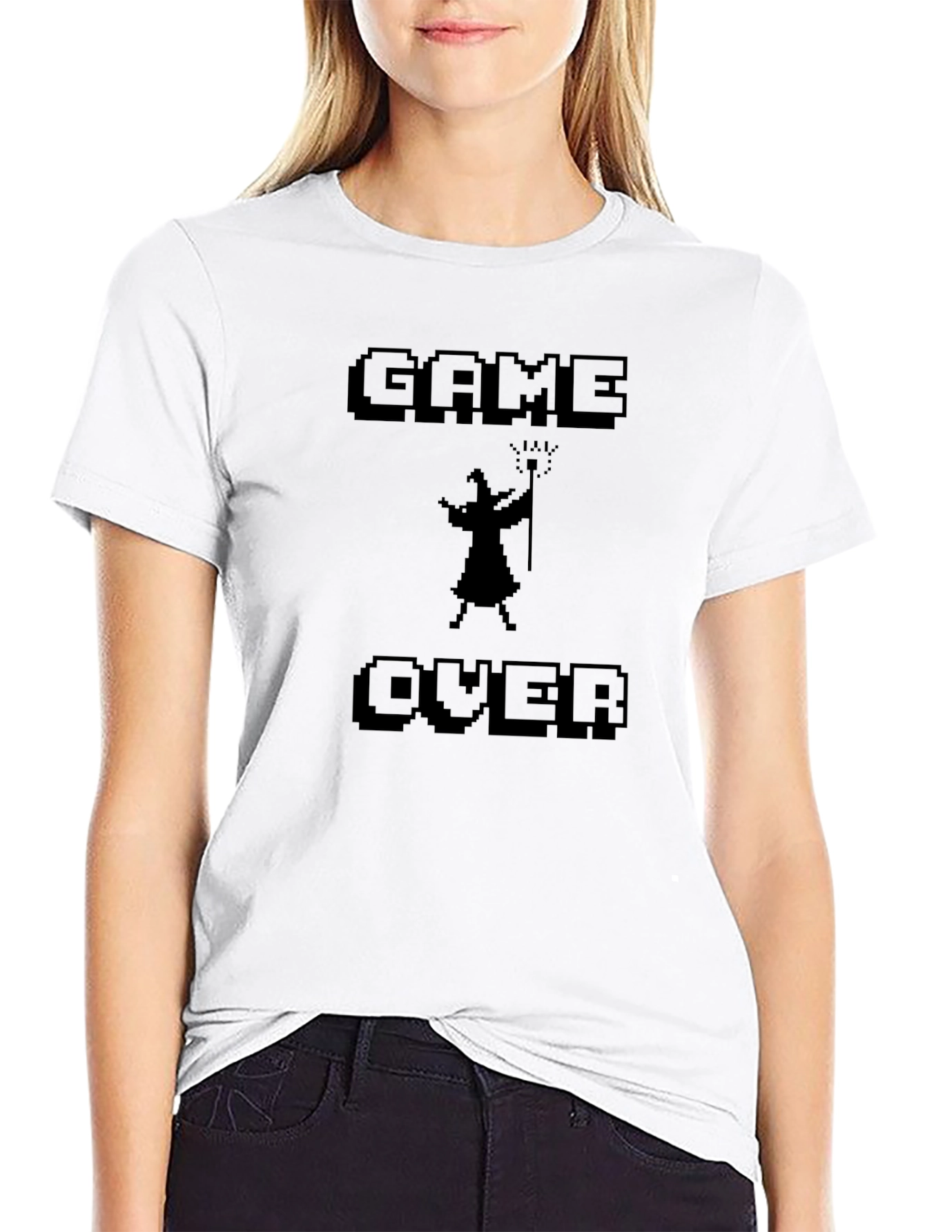 Game Over Graphic Tee - Retro Gamer Style