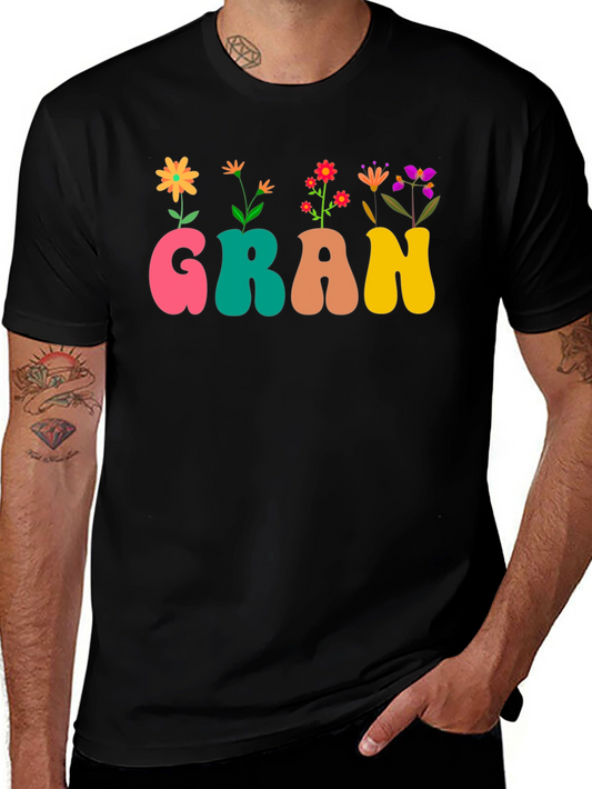 Floral Gran T-Shirt - Cute Grandma Tee