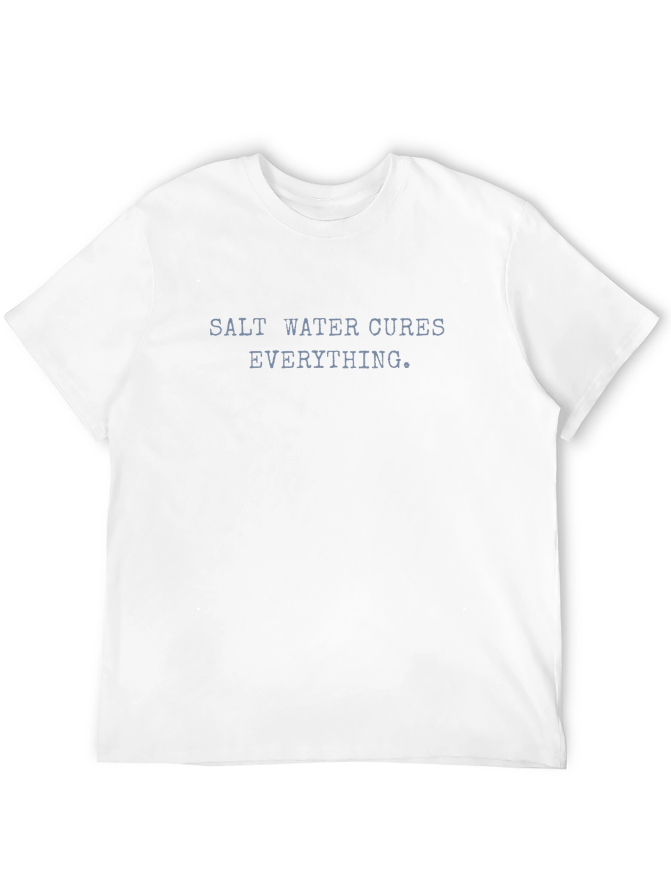 Salt Water Cures Everything Black Graphic Tee