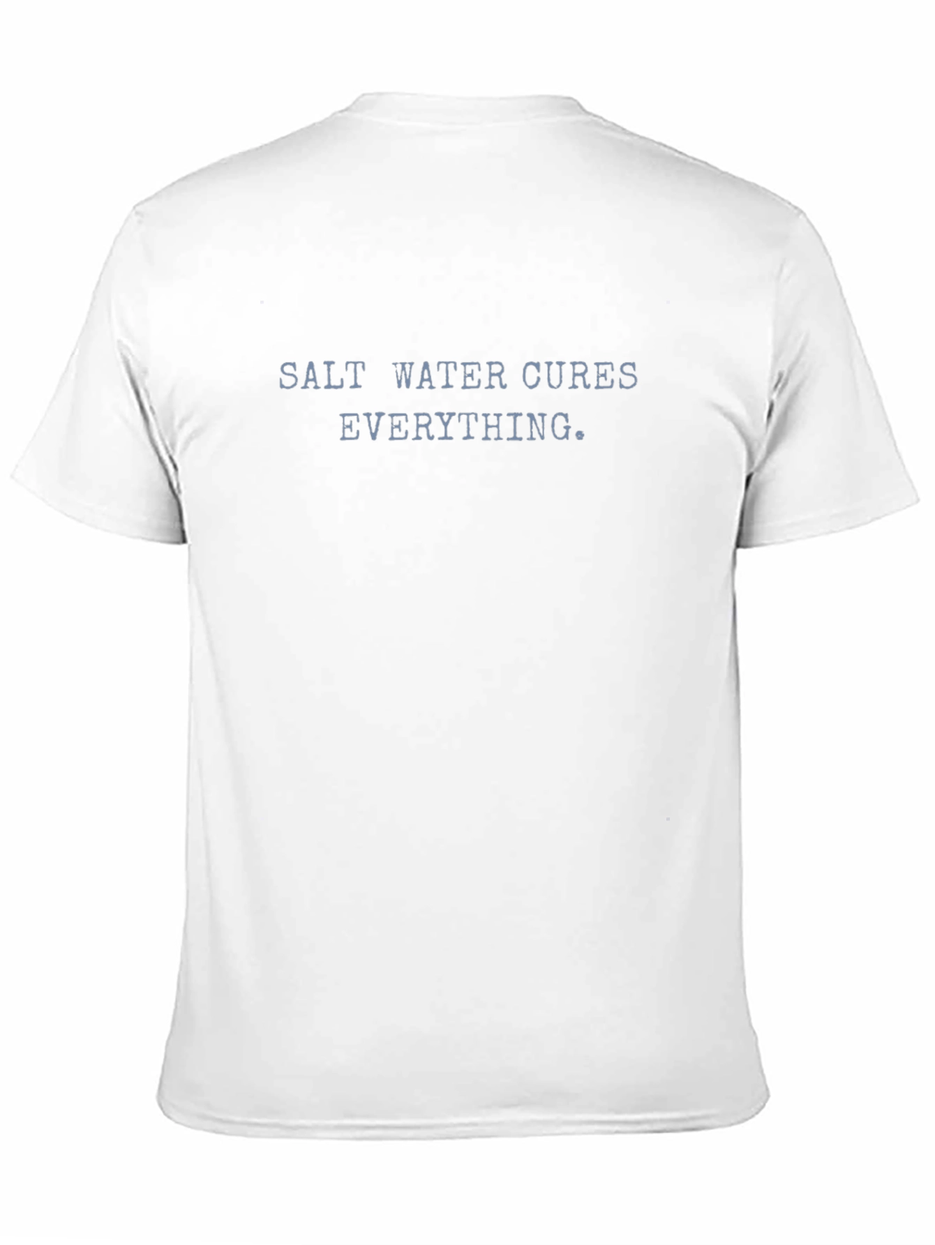 Salt Water Cures Everything Black Graphic Tee