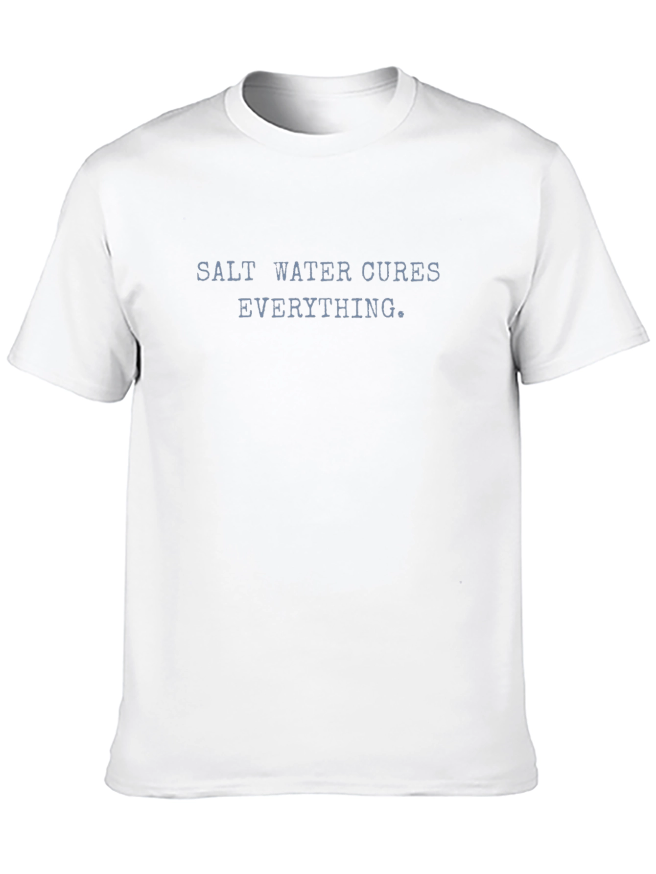 Salt Water Cures Everything Black Graphic Tee