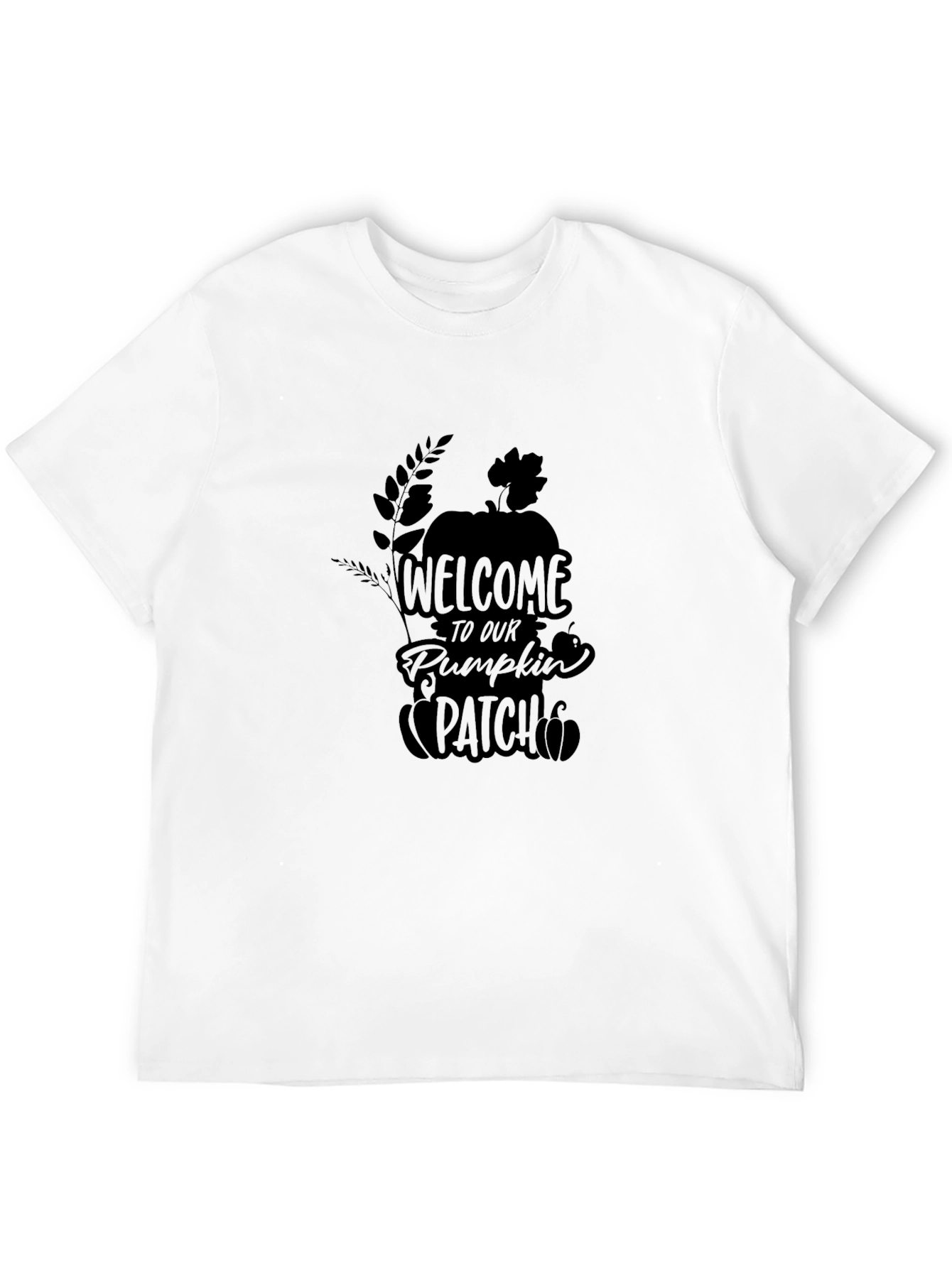 Welcome to Our Pumpkin Patch T-Shirt - Black