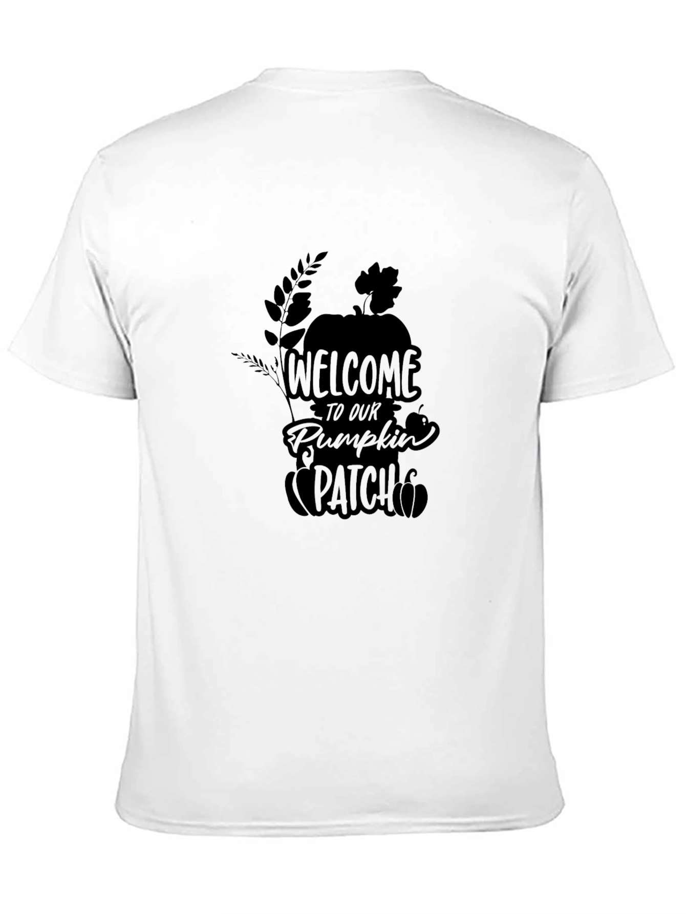 Welcome to Our Pumpkin Patch T-Shirt - Black