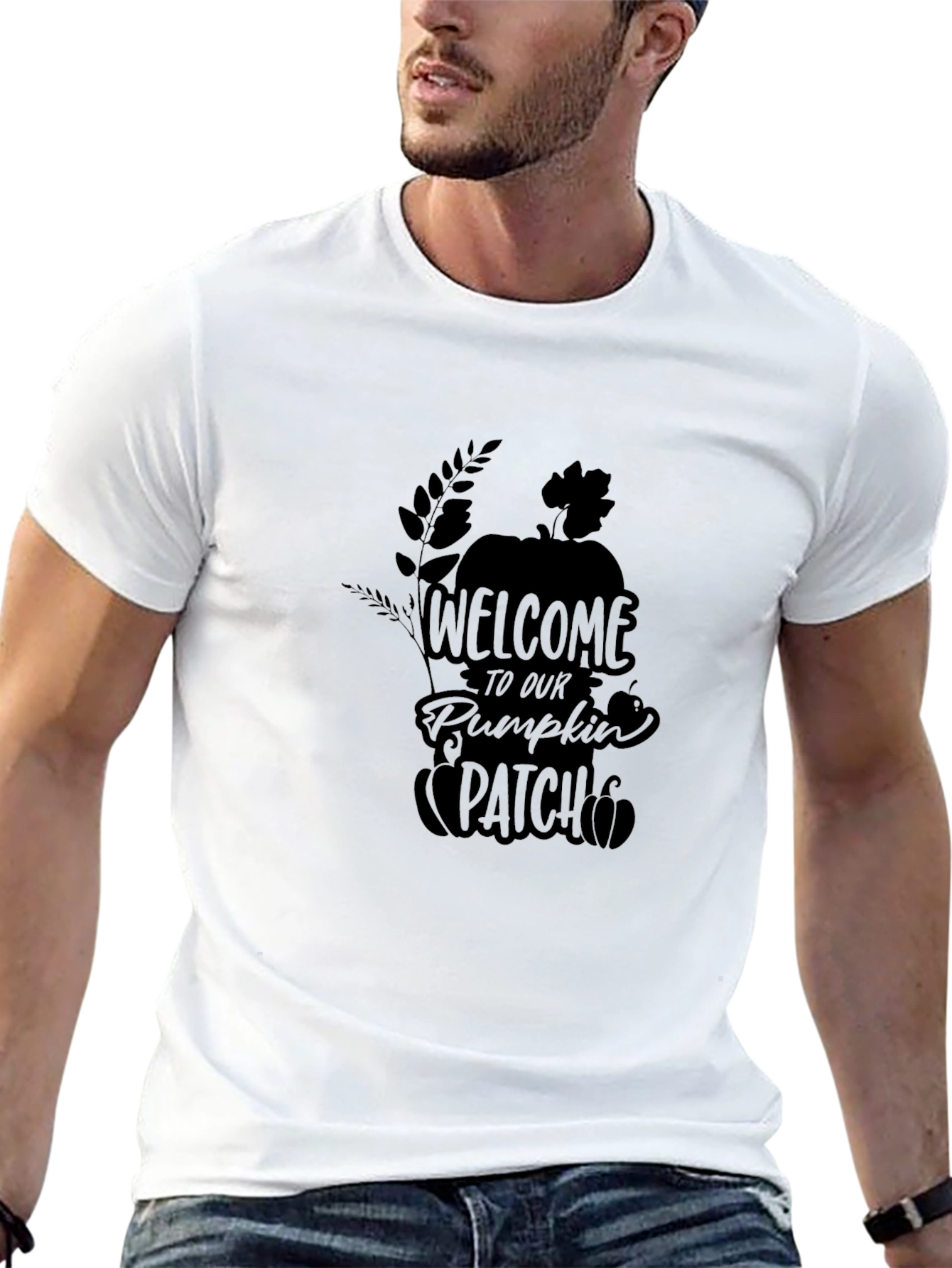 Welcome to Our Pumpkin Patch T-Shirt - Black