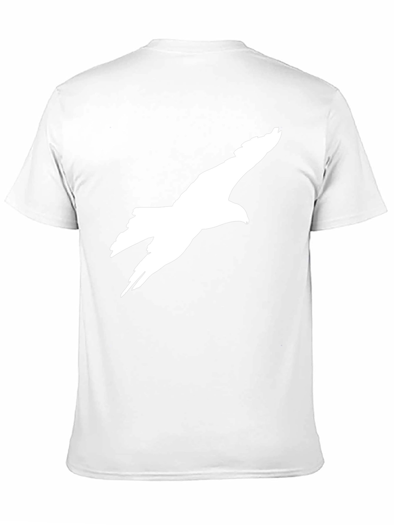 Black T-Shirt with Eagle Graphic
