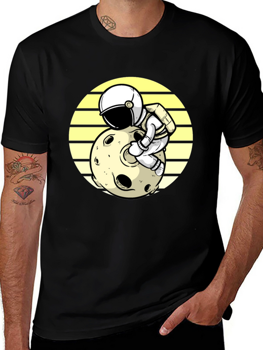Astronaut Moon T-Shirt - Space Adventure