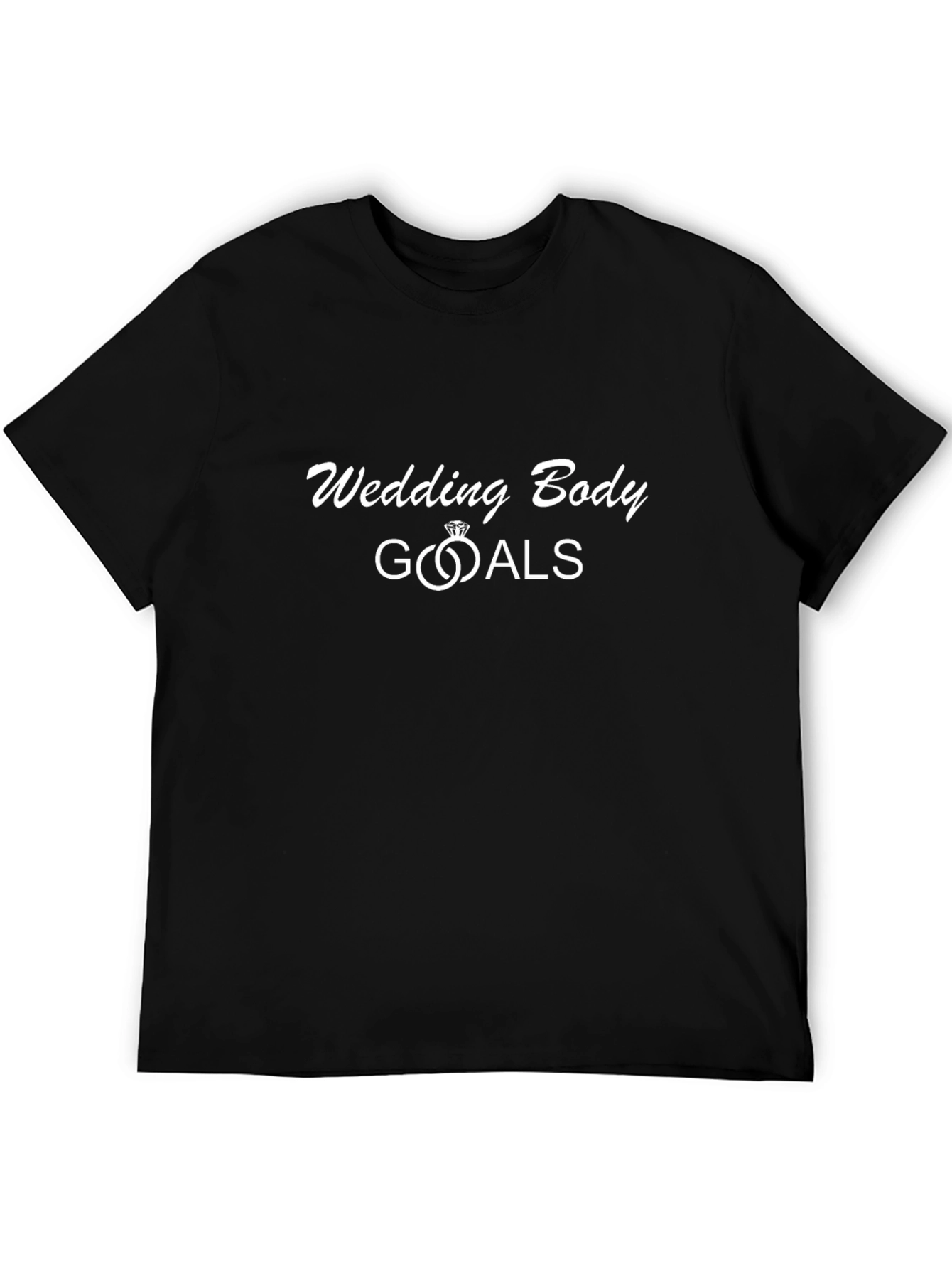 Wedding Body Goals Black T-Shirt