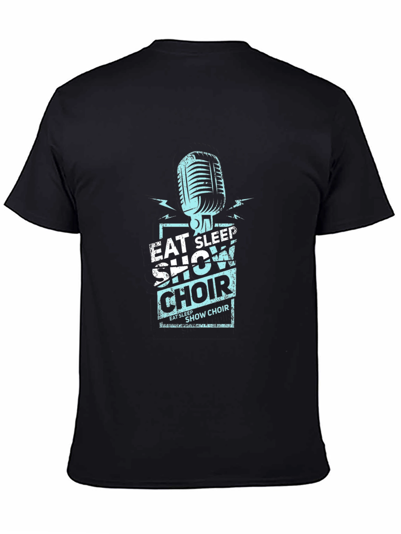 Eat Sleep Show Choir Black T-Shirt