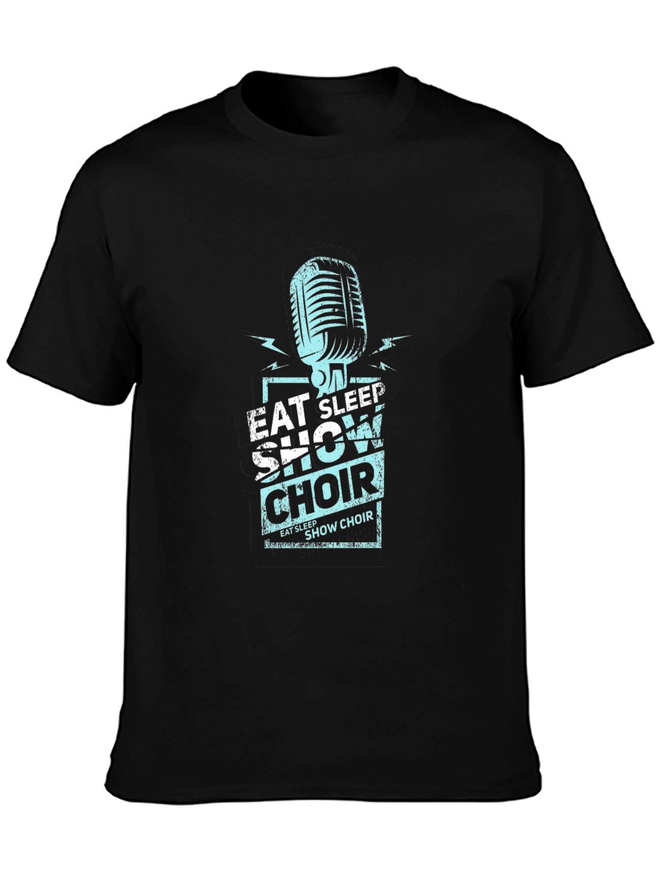 Eat Sleep Show Choir Black T-Shirt