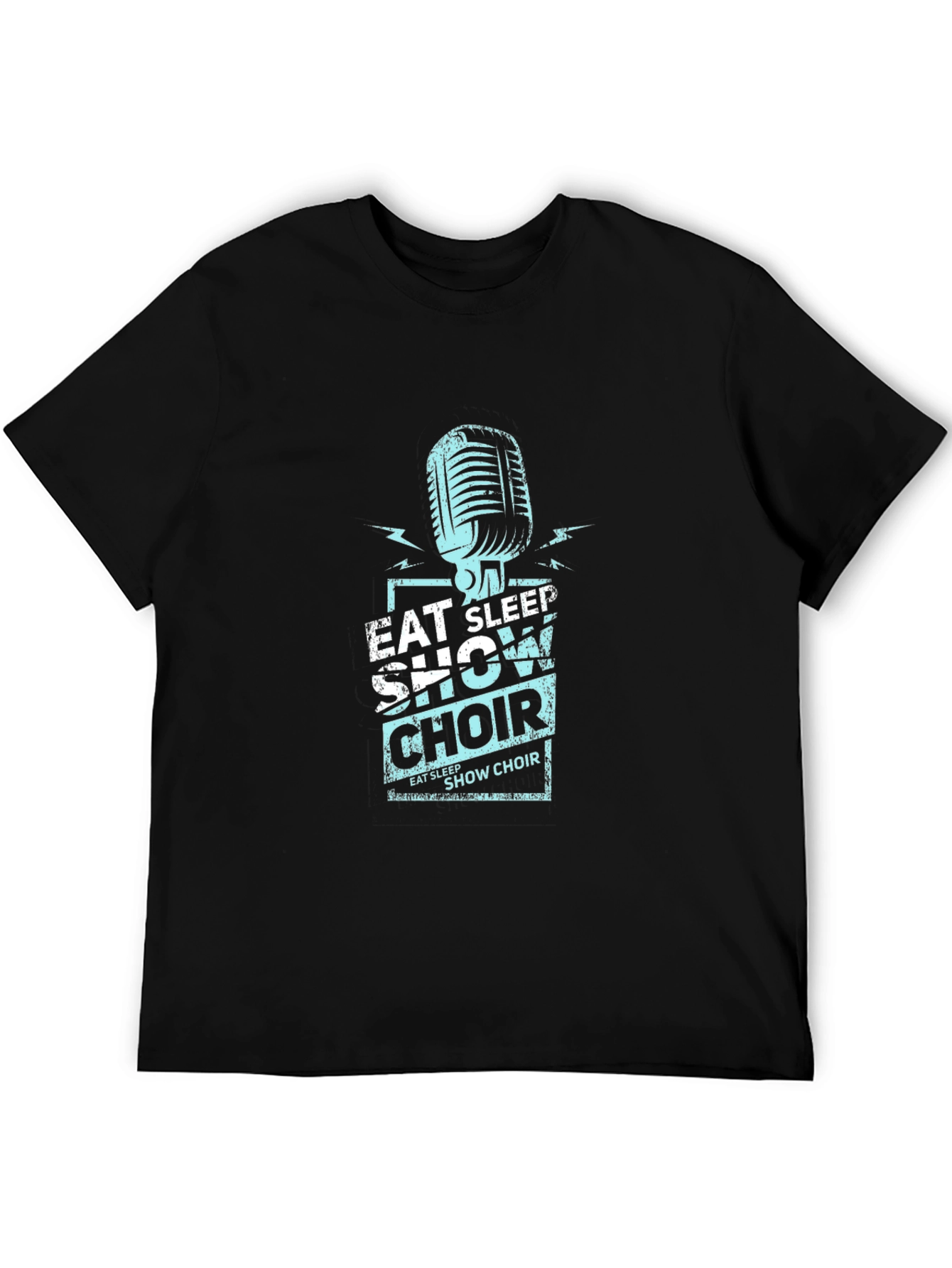 Eat Sleep Show Choir Black T-Shirt