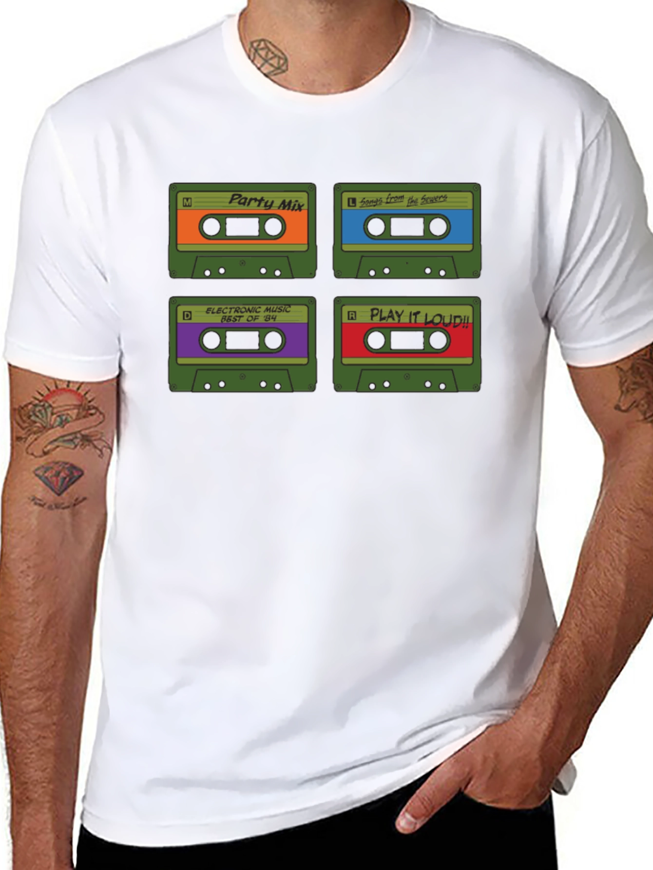 Retro Mixtape T-Shirt - 80s Music Lover Tee
