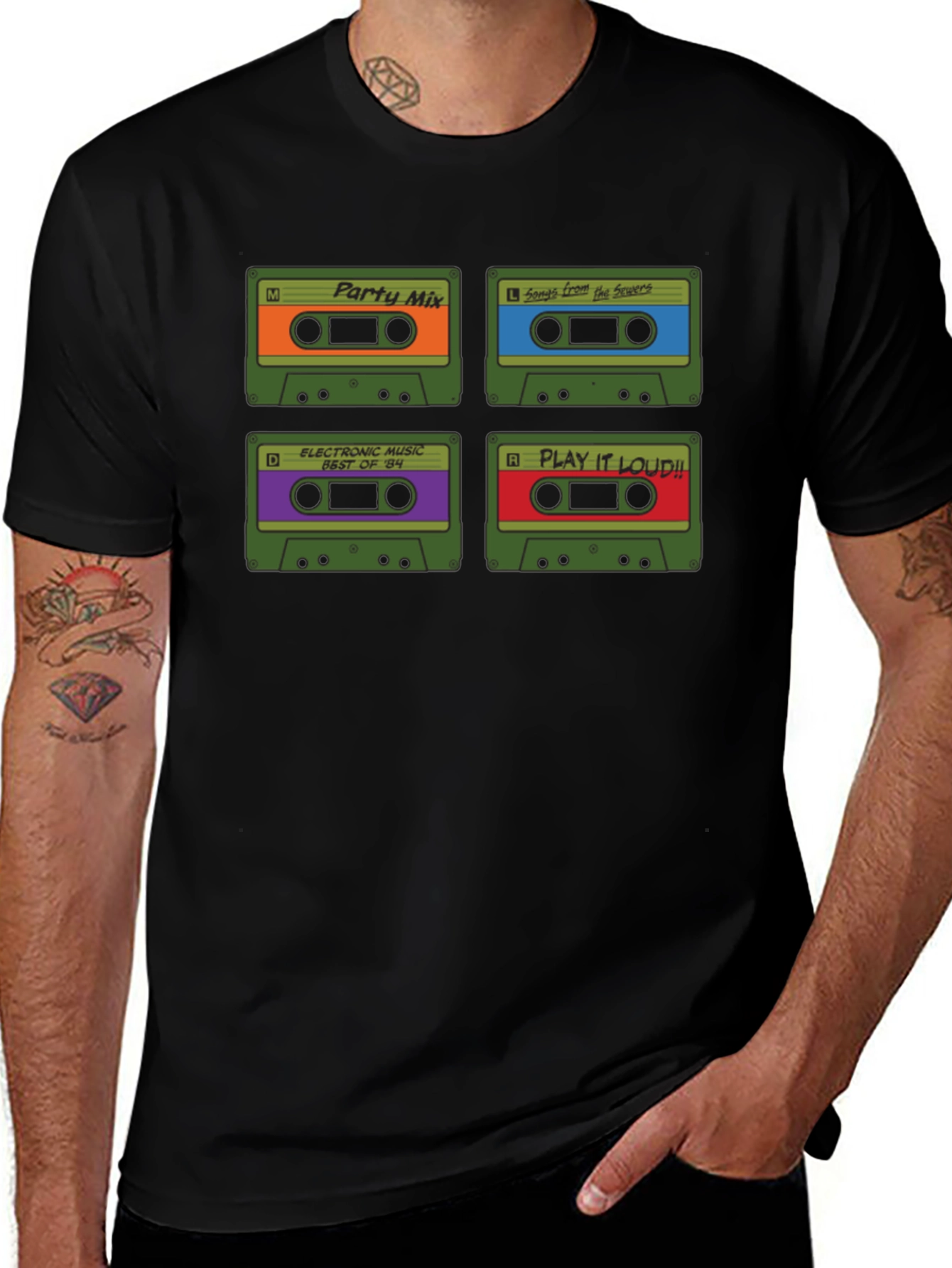 Retro Mixtape T-Shirt - 80s Music Lover Tee