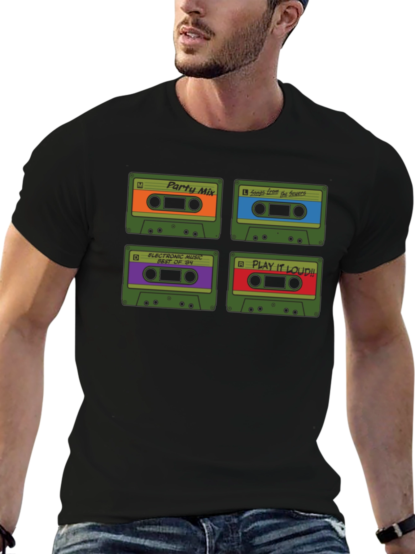 Retro Mixtape T-Shirt - 80s Music Lover Tee