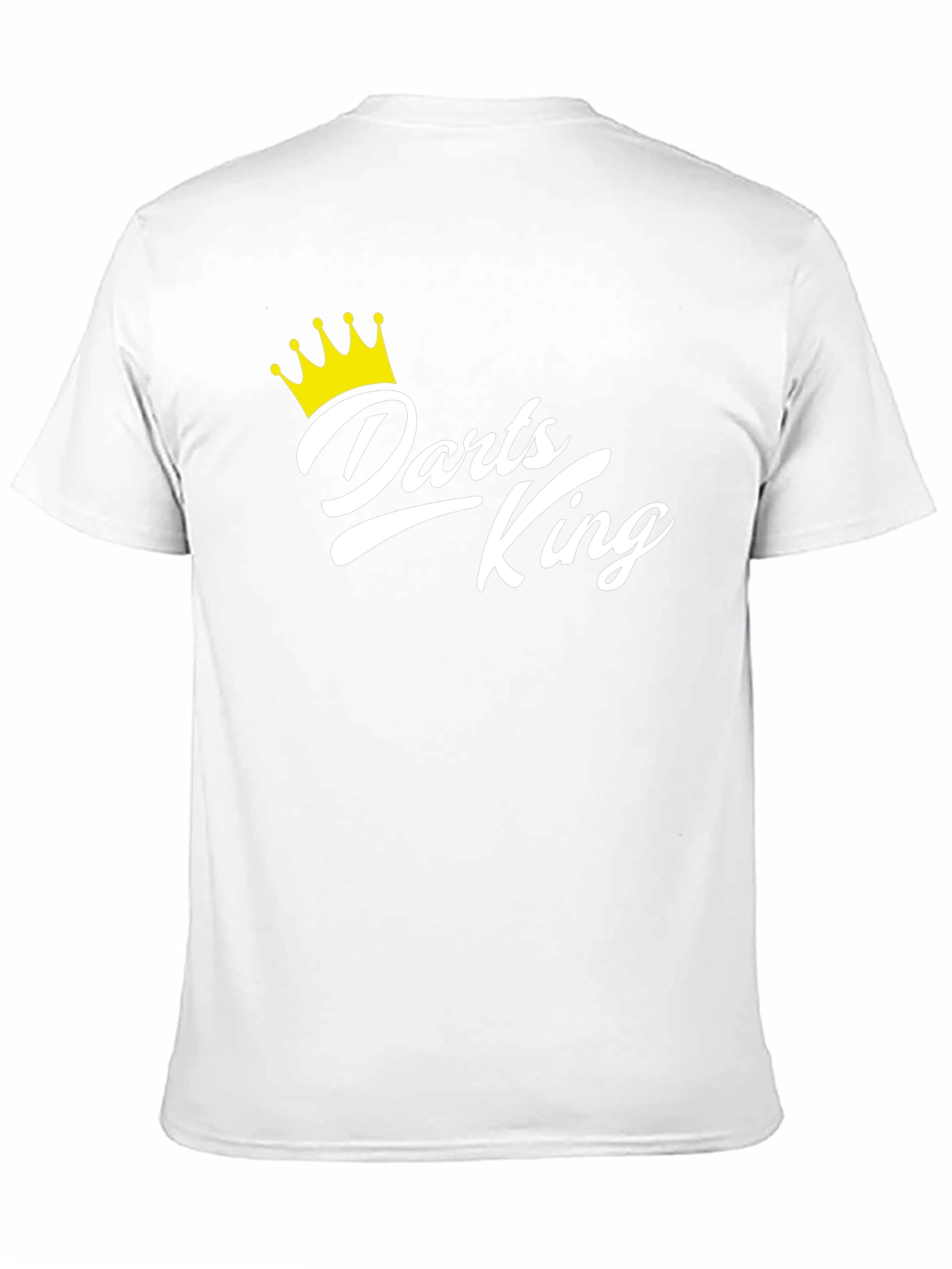 Darts King Black T-Shirt - Novelty Graphic Tee