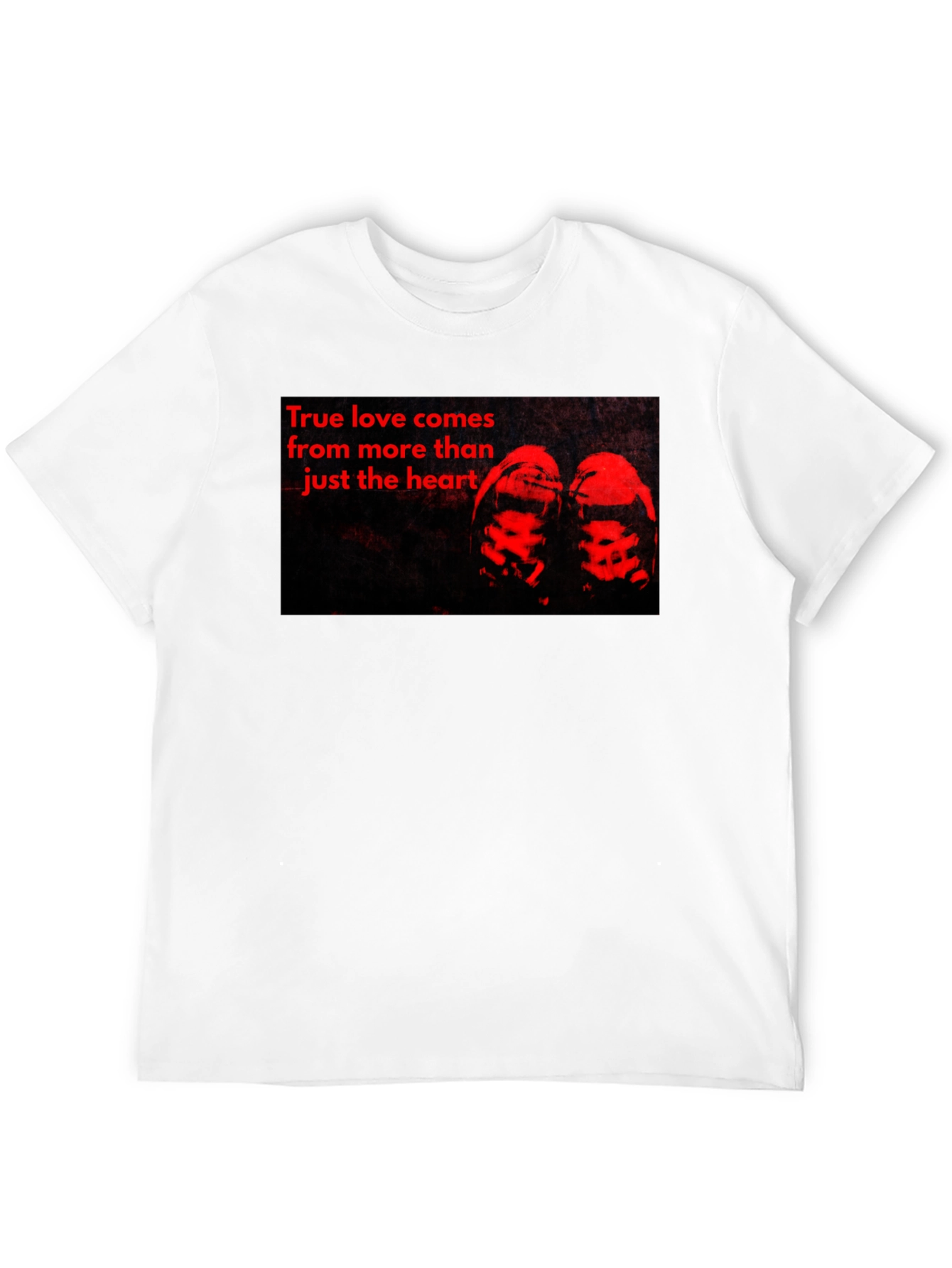 True Love Graphic Tee - Black Casual T-Shirt
