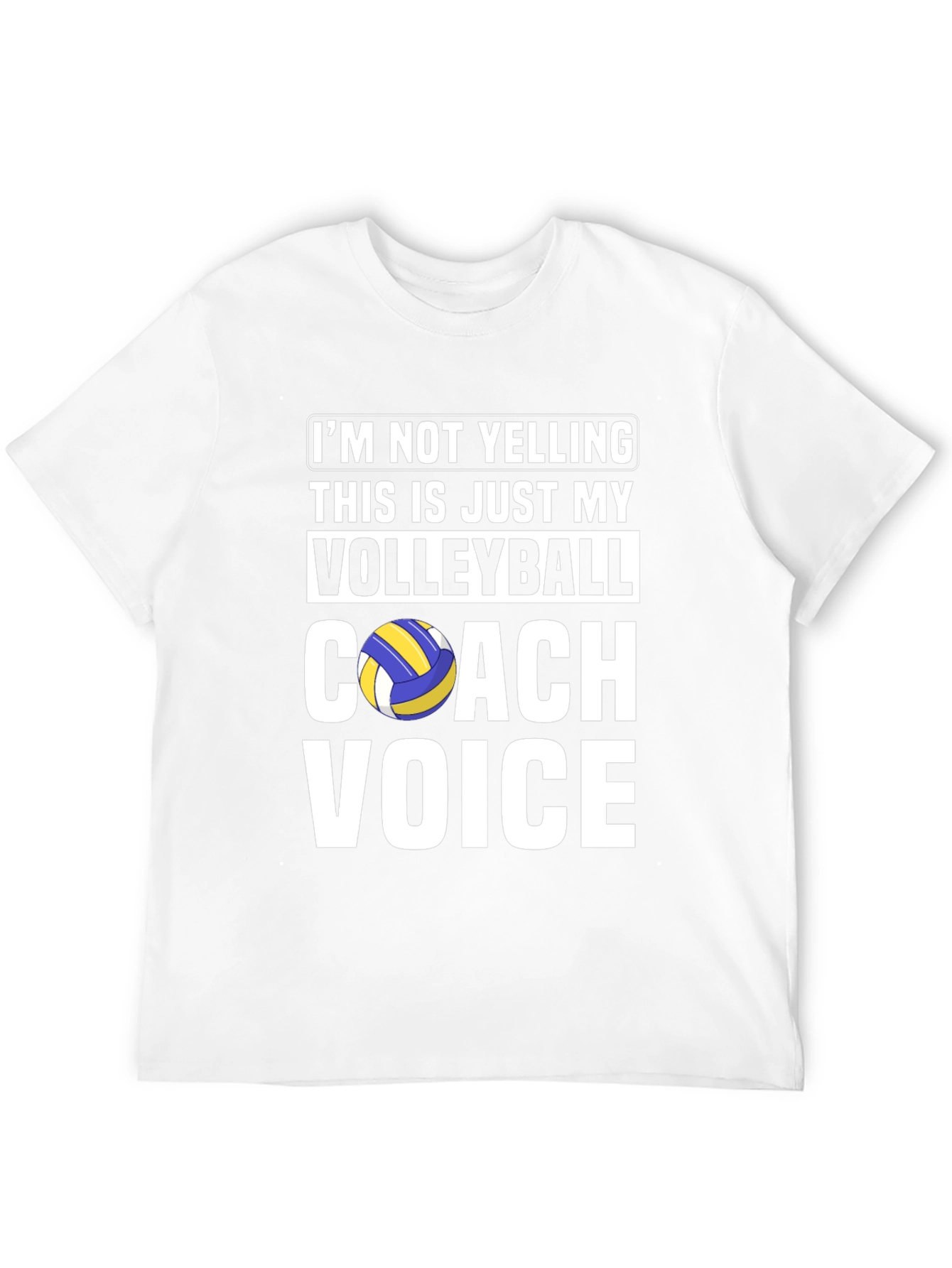 Volleyball Coach Voice T-Shirt Funny Gift