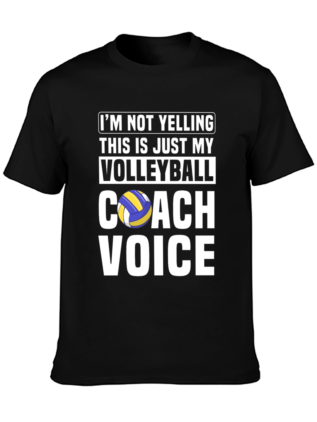 Volleyball Coach Voice T-Shirt Funny Gift