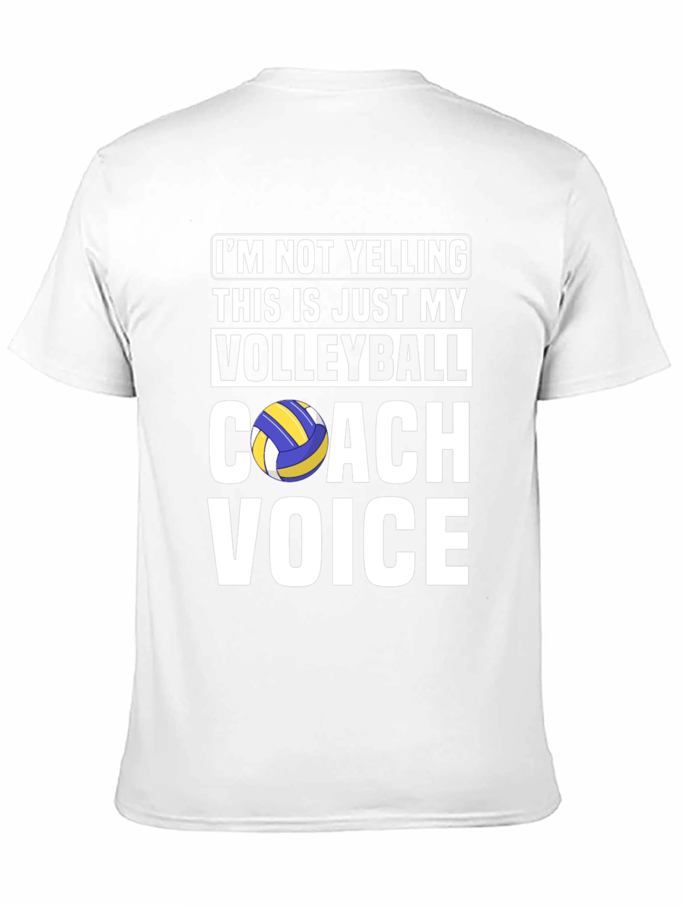 Volleyball Coach Voice T-Shirt Funny Gift