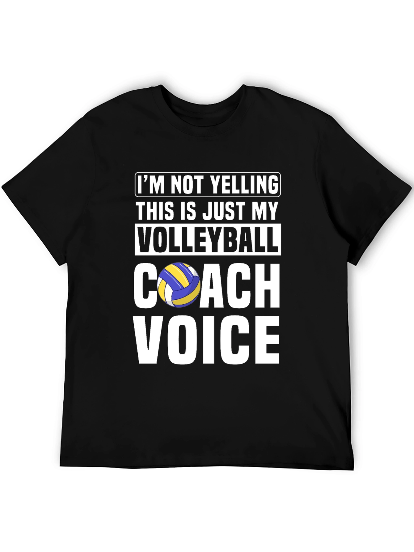 Volleyball Coach Voice T-Shirt Funny Gift