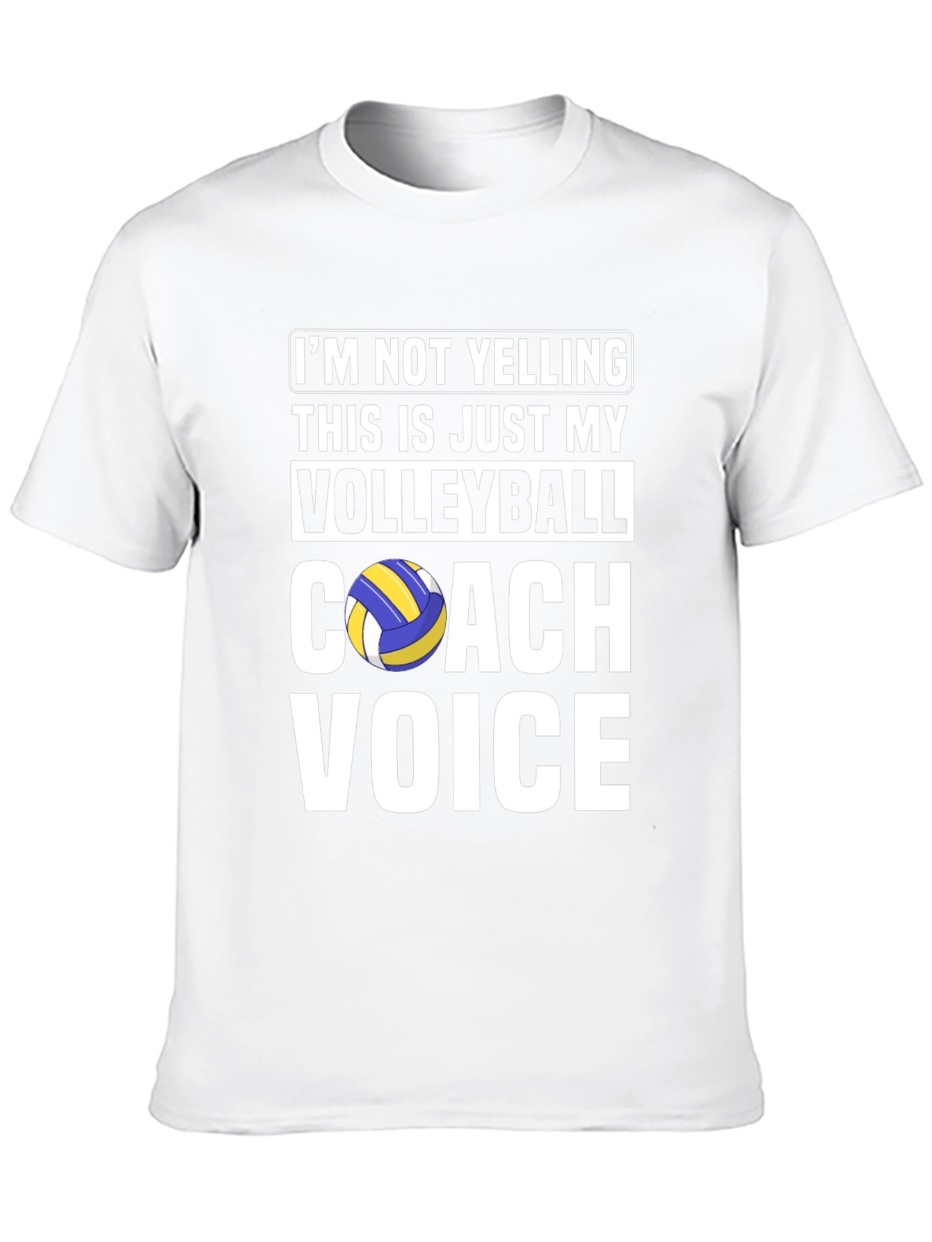 Volleyball Coach Voice T-Shirt Funny Gift