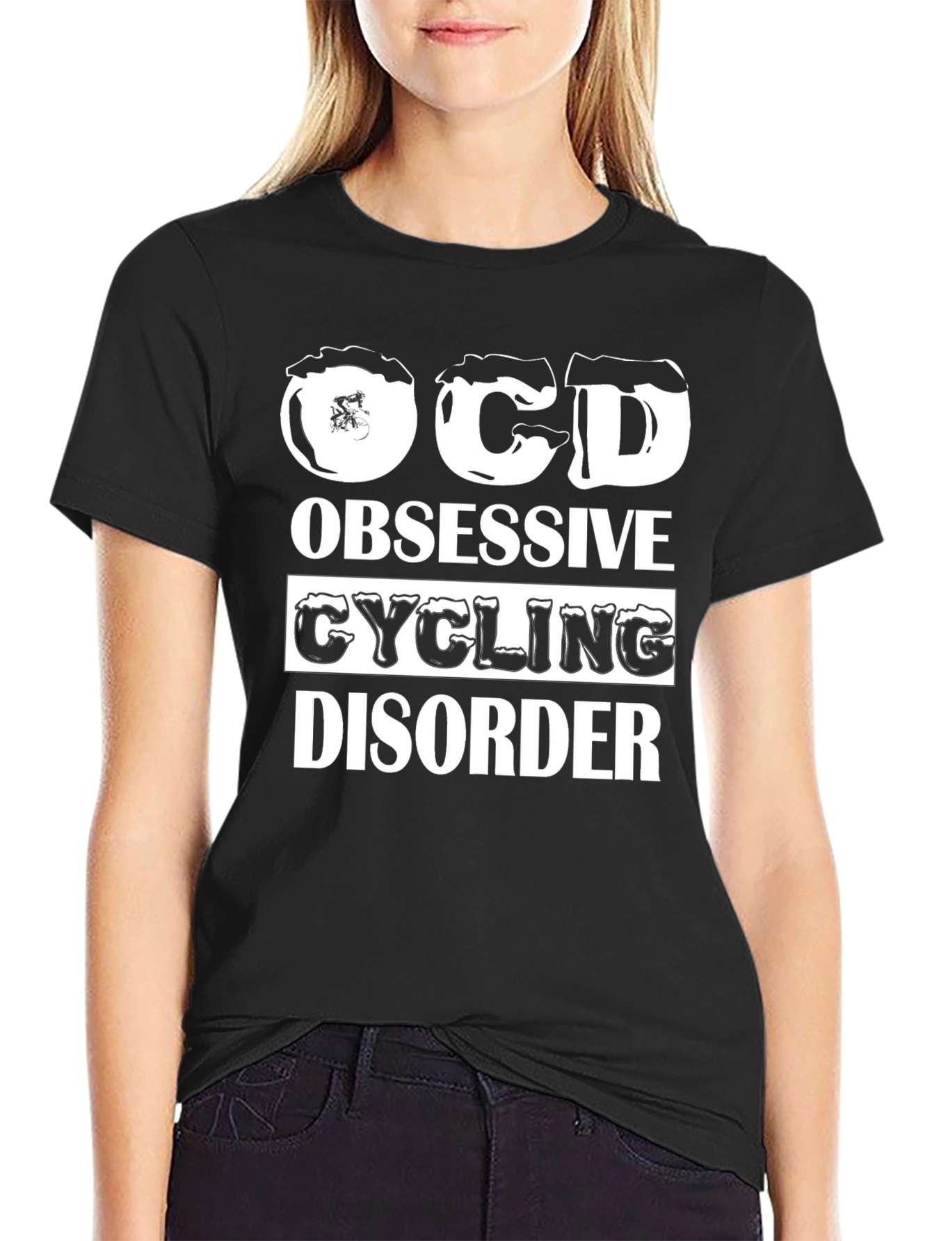 OCD Obsessive Cycling Disorder Graphic T-Shirt