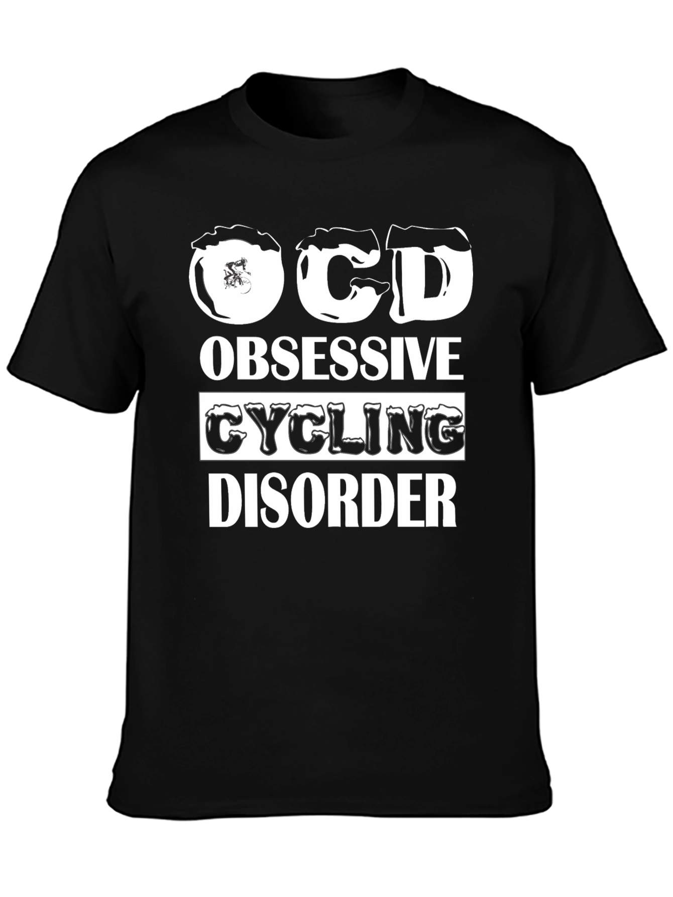 OCD Obsessive Cycling Disorder Graphic T-Shirt